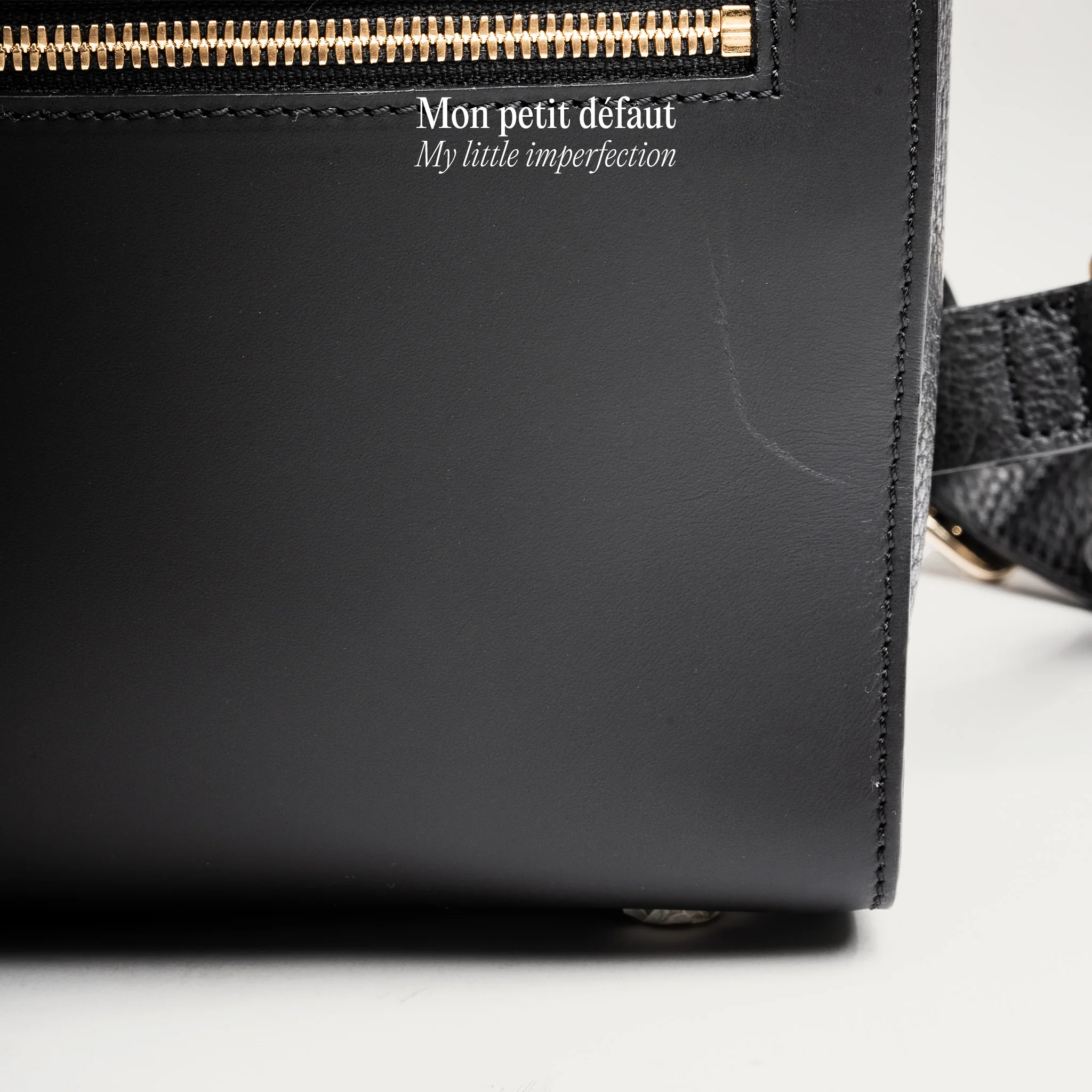 CHIARA | Cuir noir - Imparfait #37 - Image 2