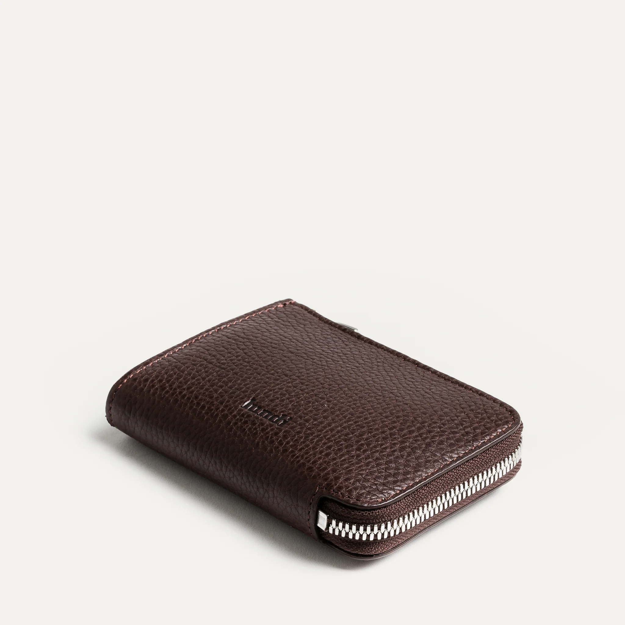 Portefeuille en cuir grainé ~ CLOVIS - MARRON - Image 10