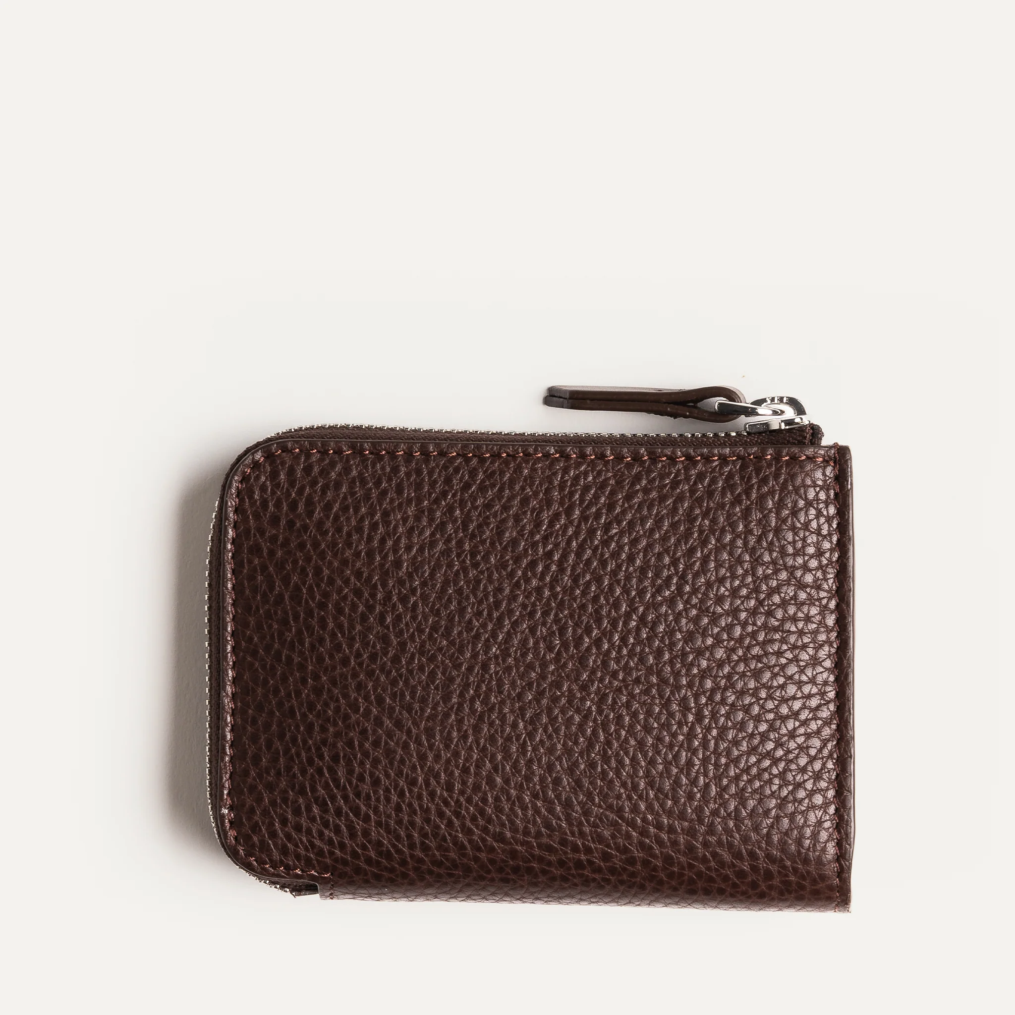 Portefeuille en cuir grainé ~ CLOVIS - MARRON - Image 11