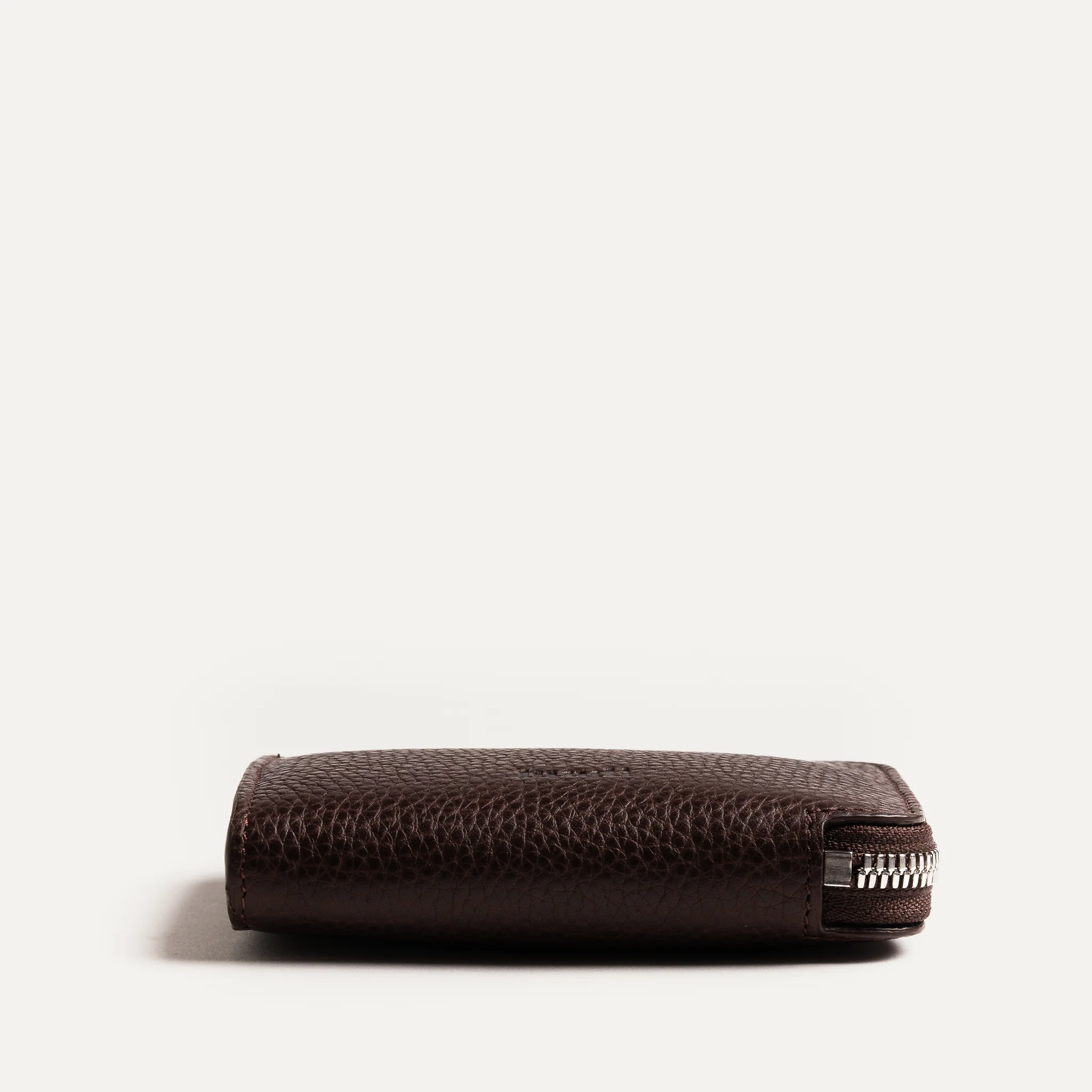 Portefeuille en cuir grainé ~ CLOVIS - MARRON - Image 8