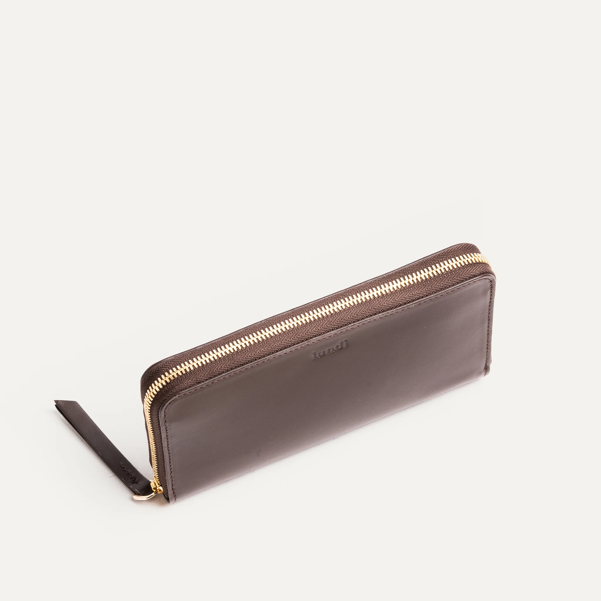 Compagnon en cuir lisse ~ STELLA - MARRON - Image 7
