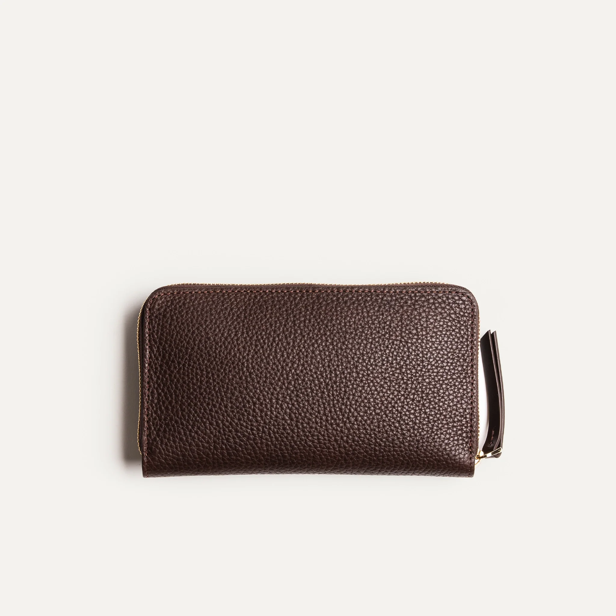 Compagnon en cuir grainé ~ SOFIA - MARRON - Image 9
