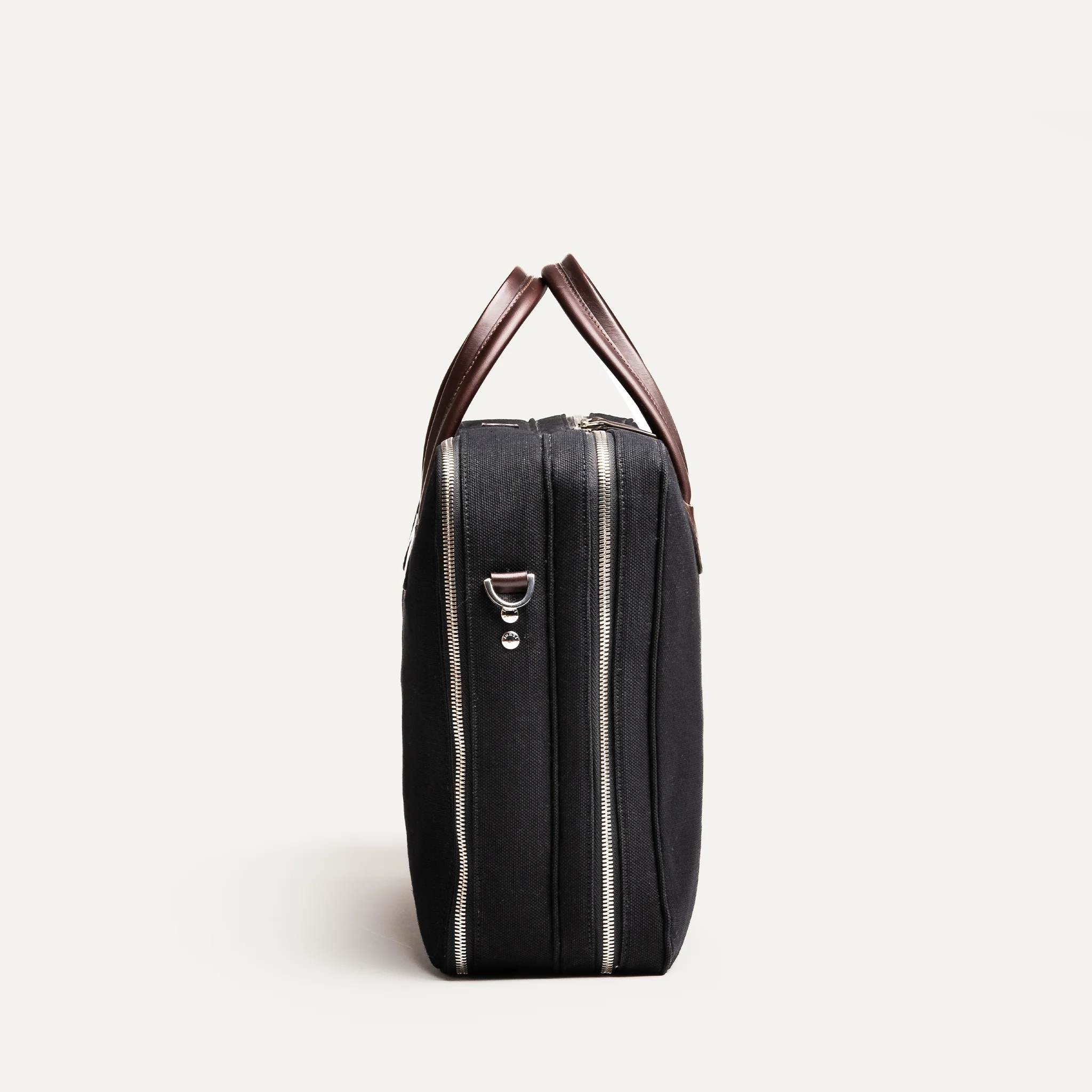 CONALLY | Toile Noire et cuir marron - Prototype #28 - Image 3
