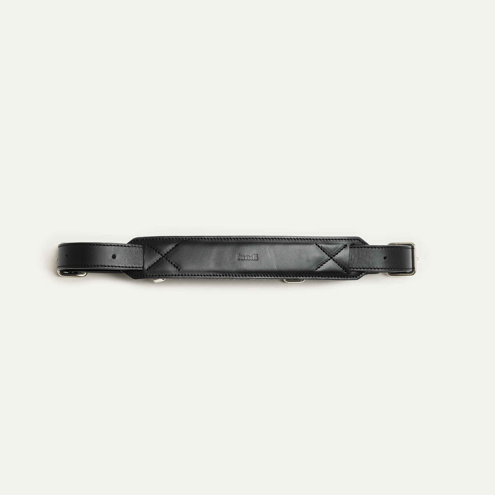 Sangle en cuir - Noir