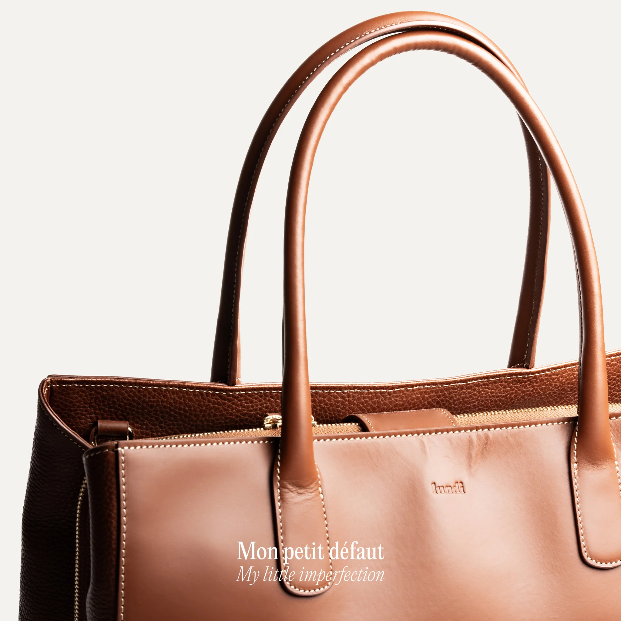 EMY | Cuir cognac - Imparfait #6 - Image 2
