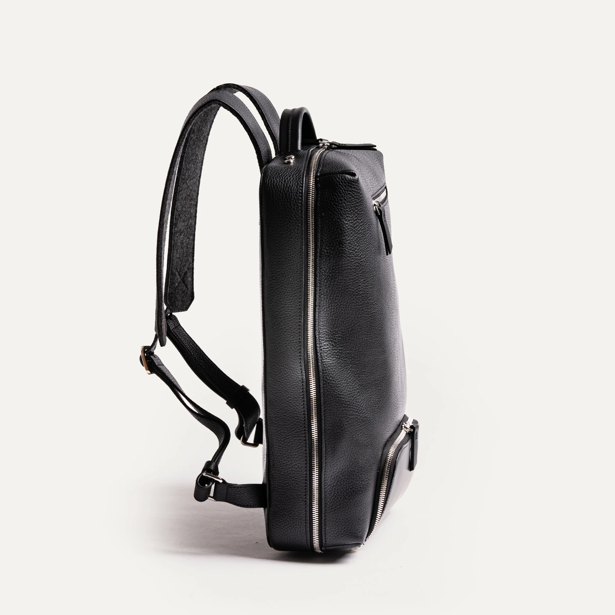 GIANI | Cuir grainé Noir - Imparfait #63 - Image 4