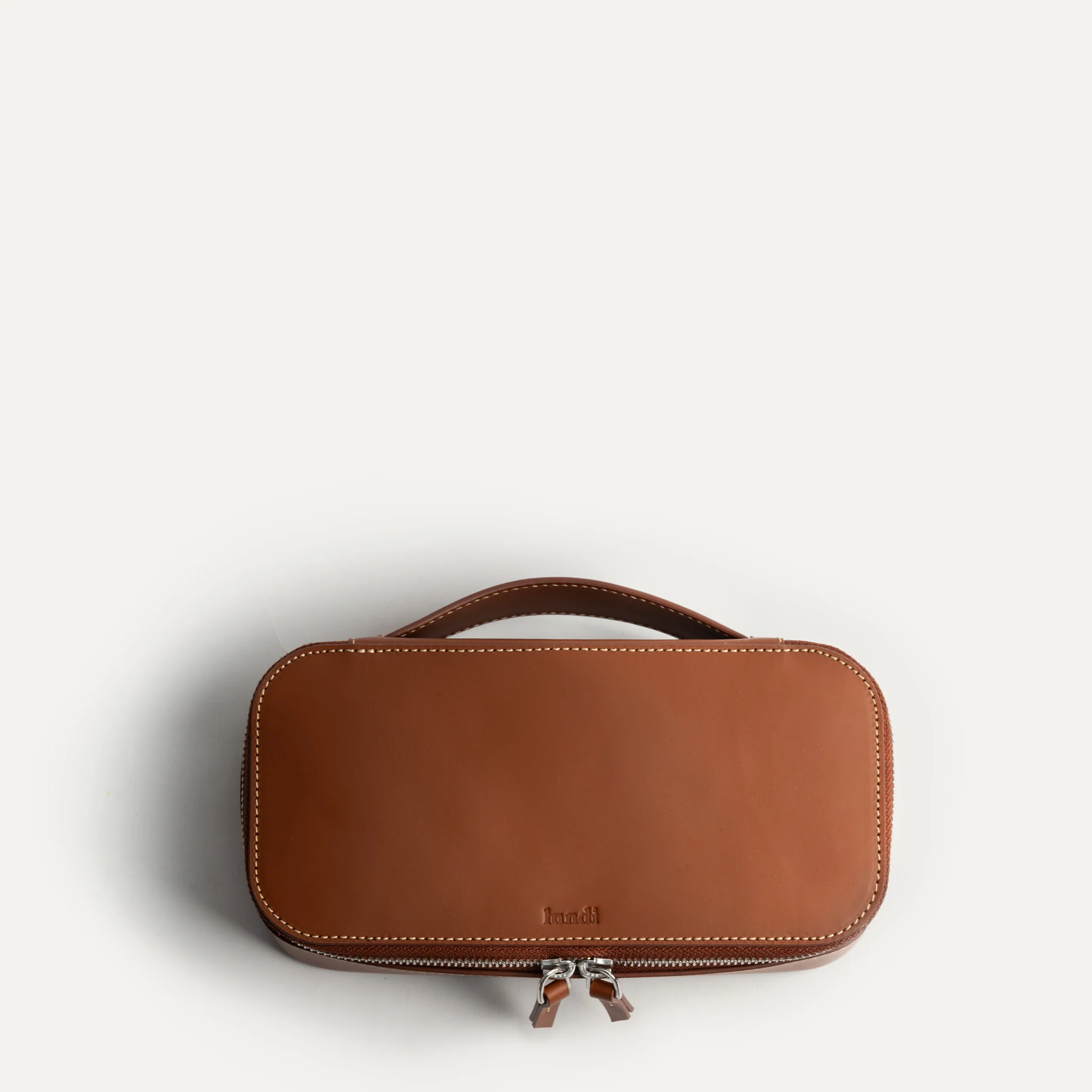Trousse de toilette cuir ~ GINA II - COGNAC - Image 12