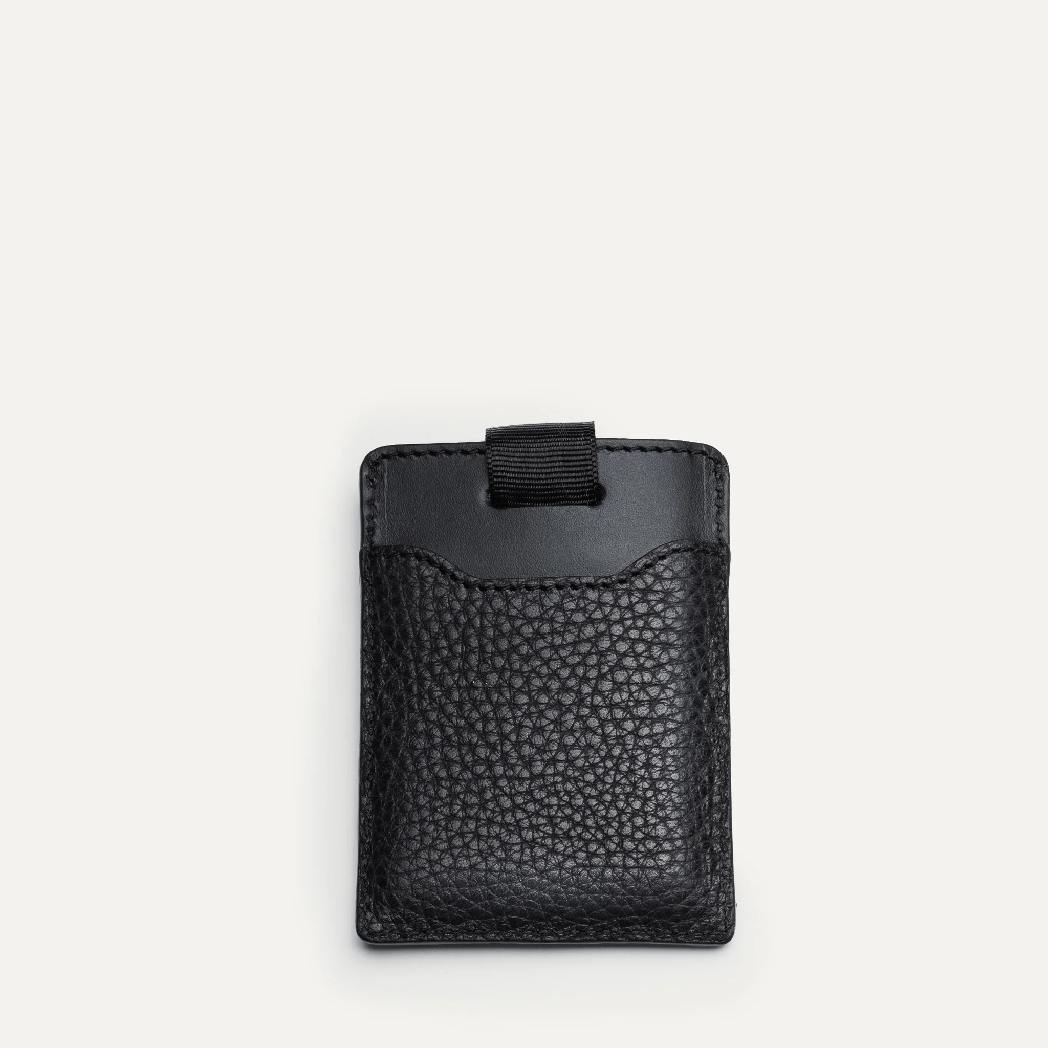 Porte-cartes compact en cuir ~ LOUIS - NOIR - Image 4