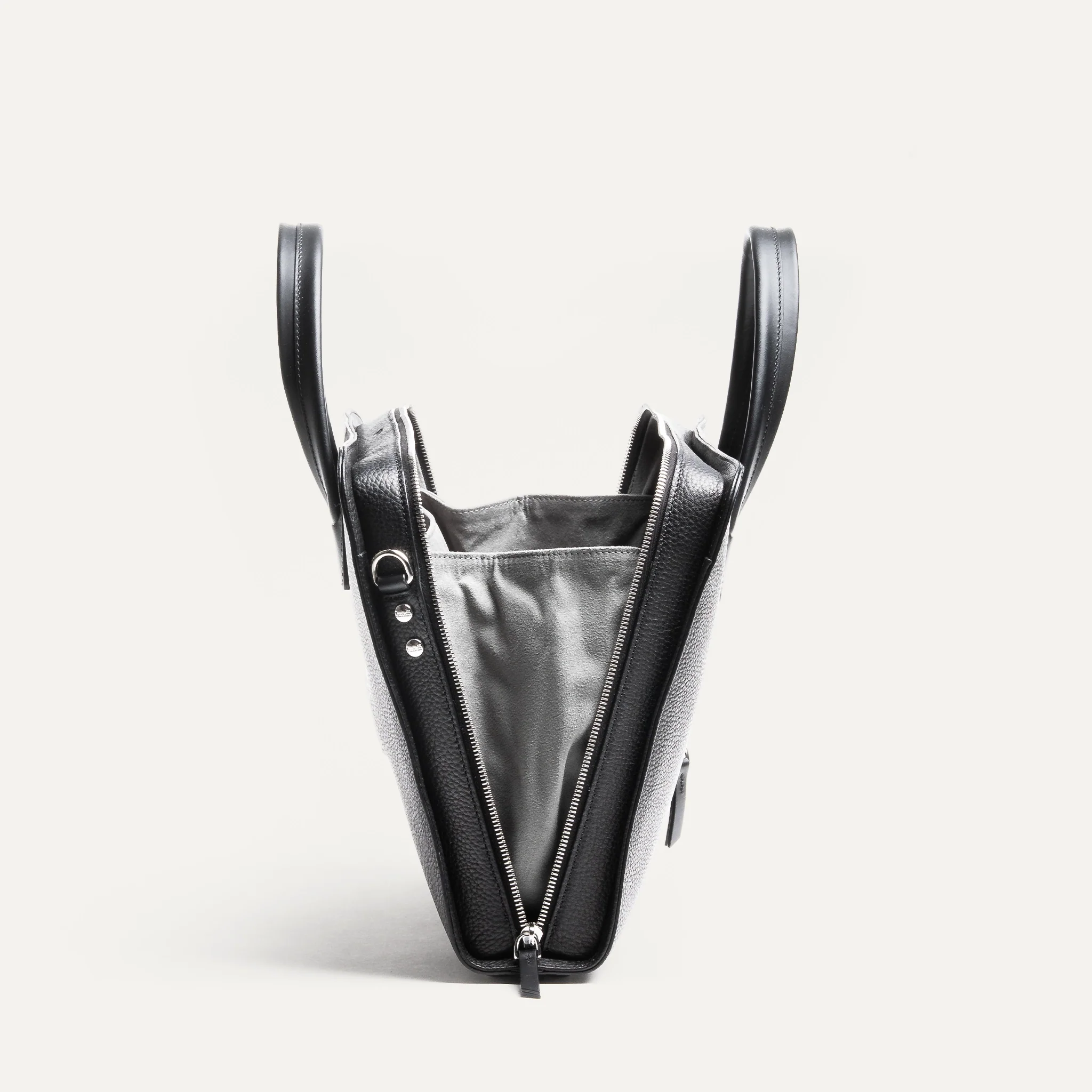 Porte-documents cuir grainé ~CAMERON - NOIR - Image 3