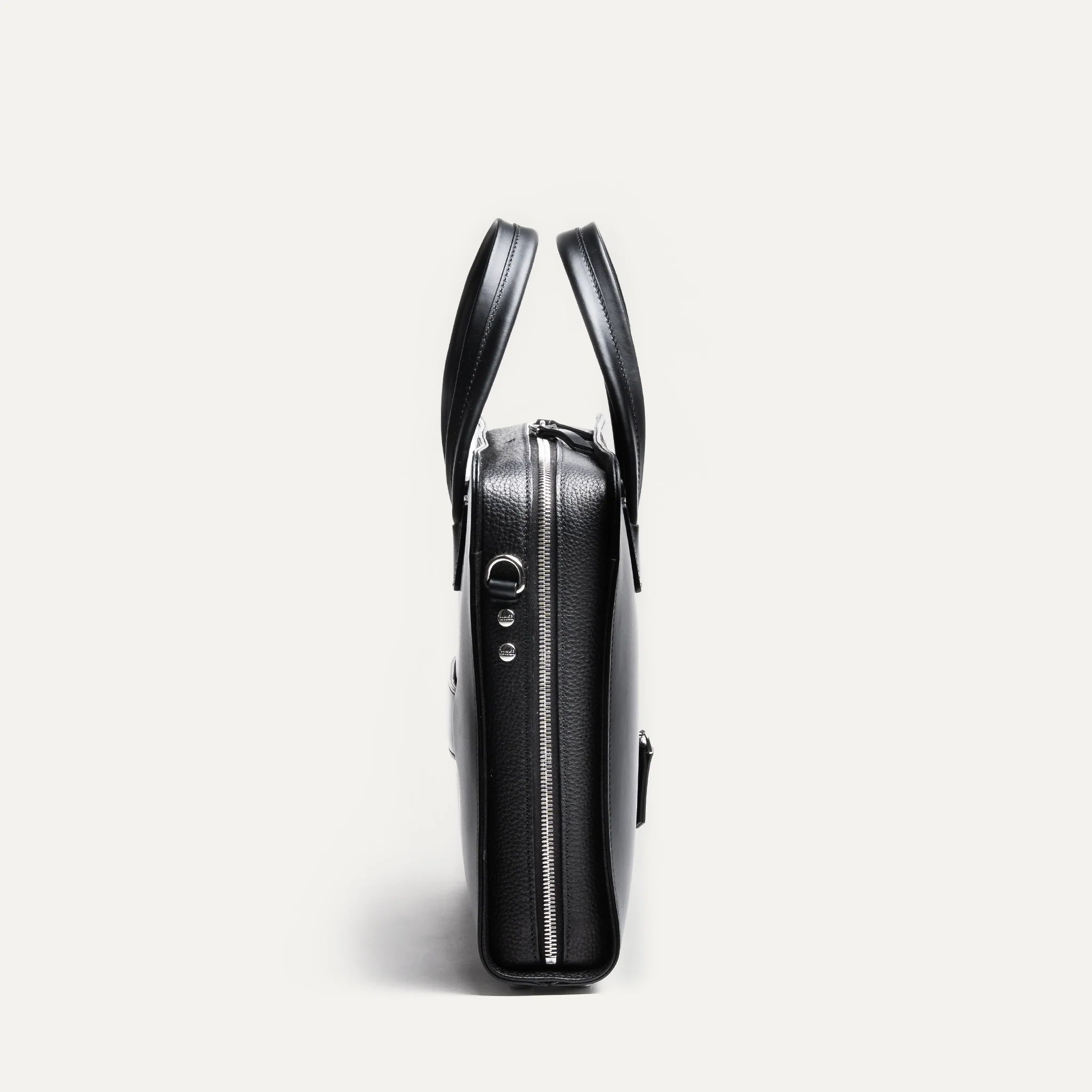 Porte-documents cuir lisse et grainé ~ISACK - NOIR - Image 5