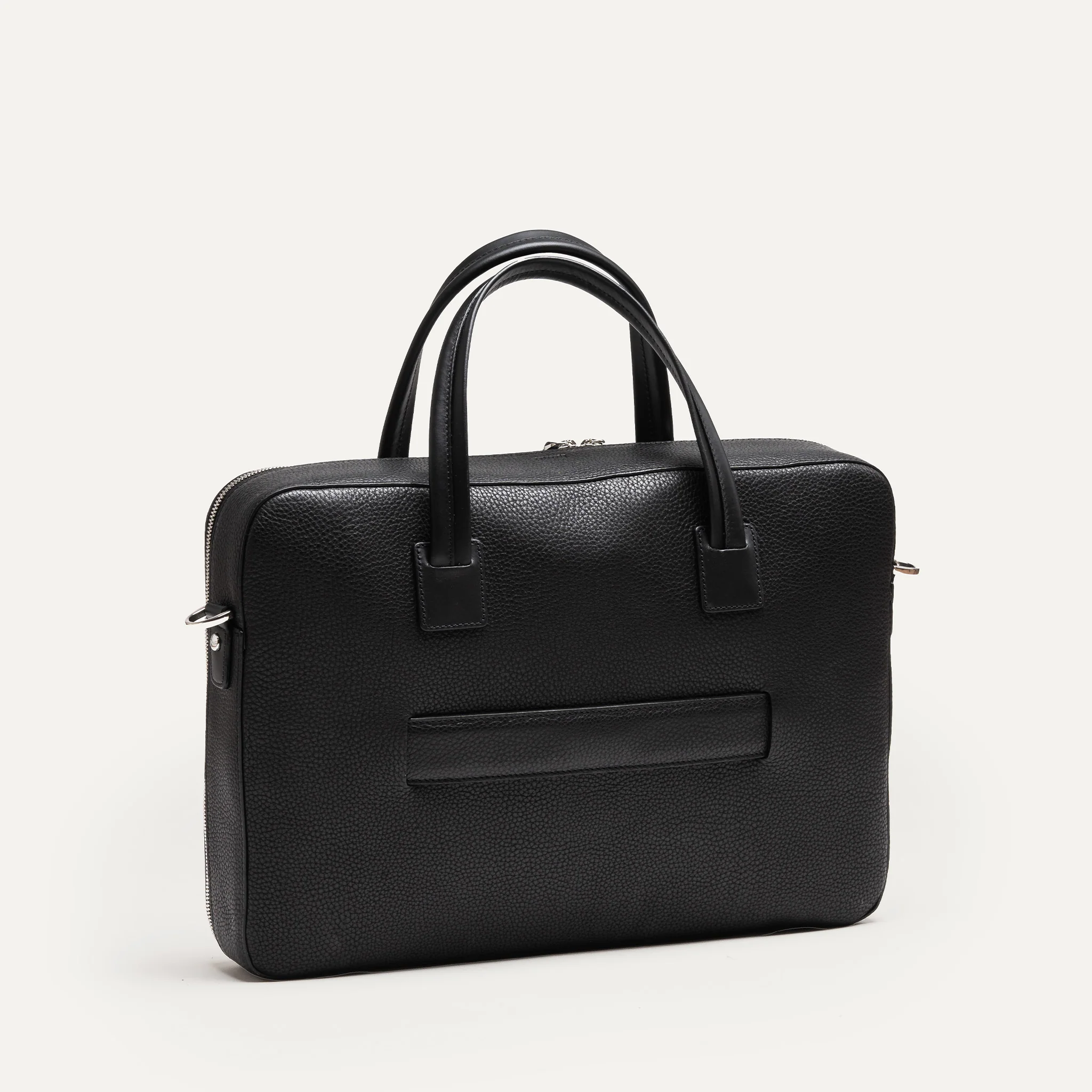 Porte documents en cuir grainé ~ OSCAR - NOIR - Image 7