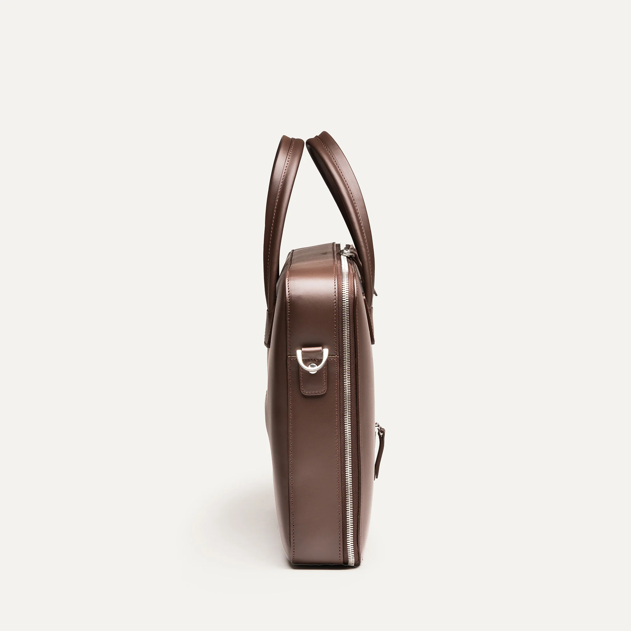 Porte-documents en cuir lisse ~ ALESSANDRO II - MARRON - Image 7