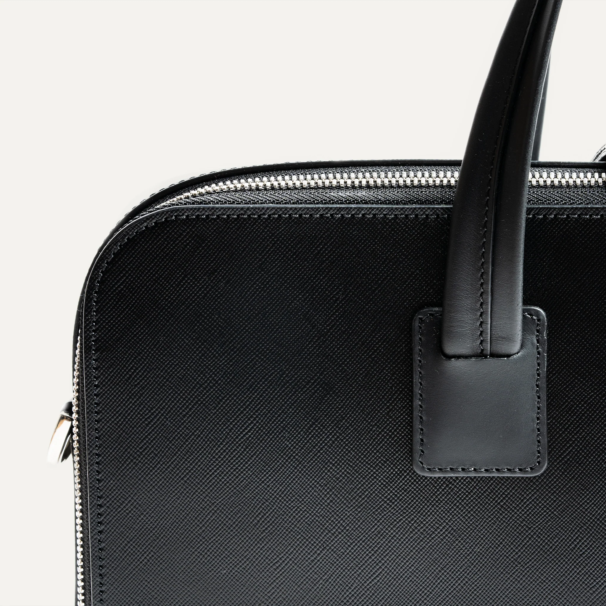 Porte-documents en cuir Saffiano ~ PAOLO II - NOIR - Image 7