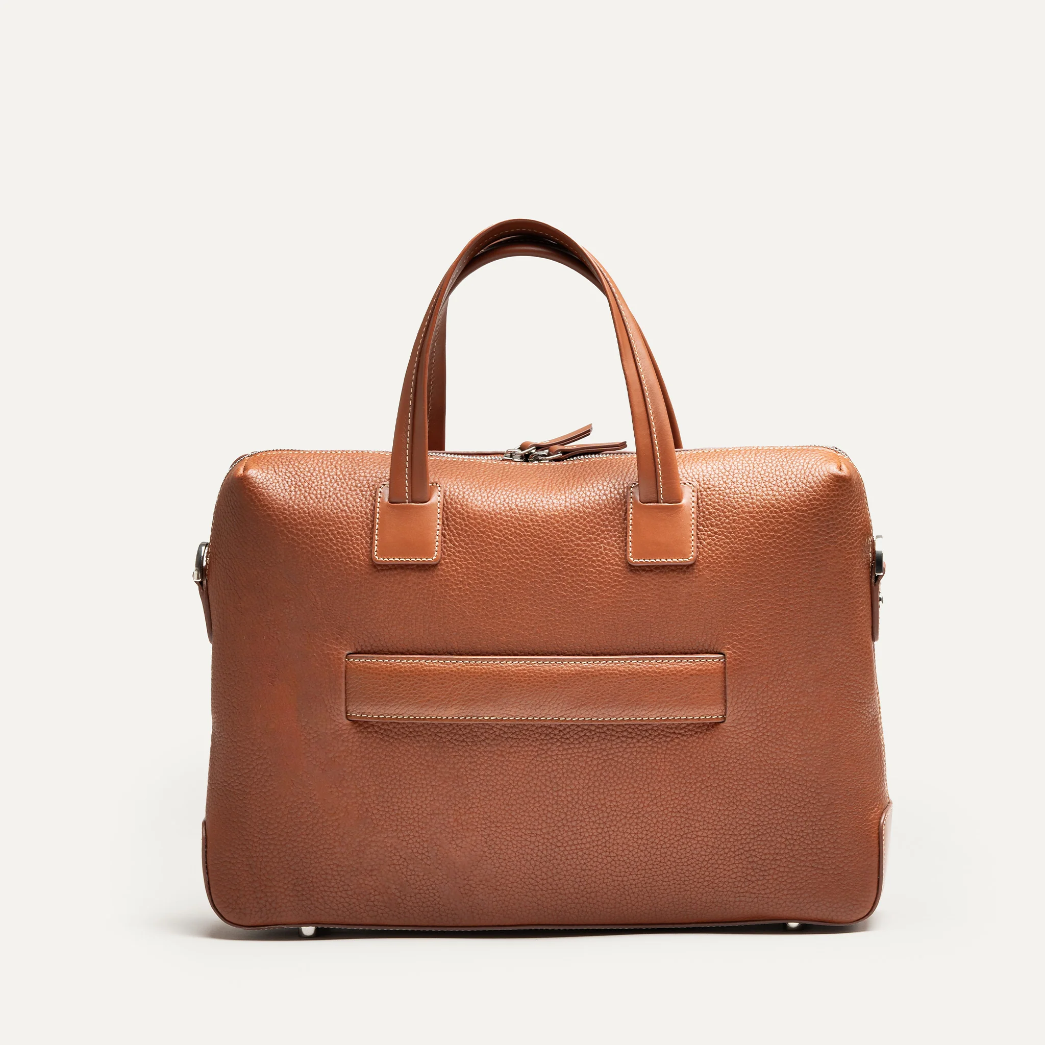 Porte-documents en cuir grainé ~ VALENTIN - COGNAC - Image 6