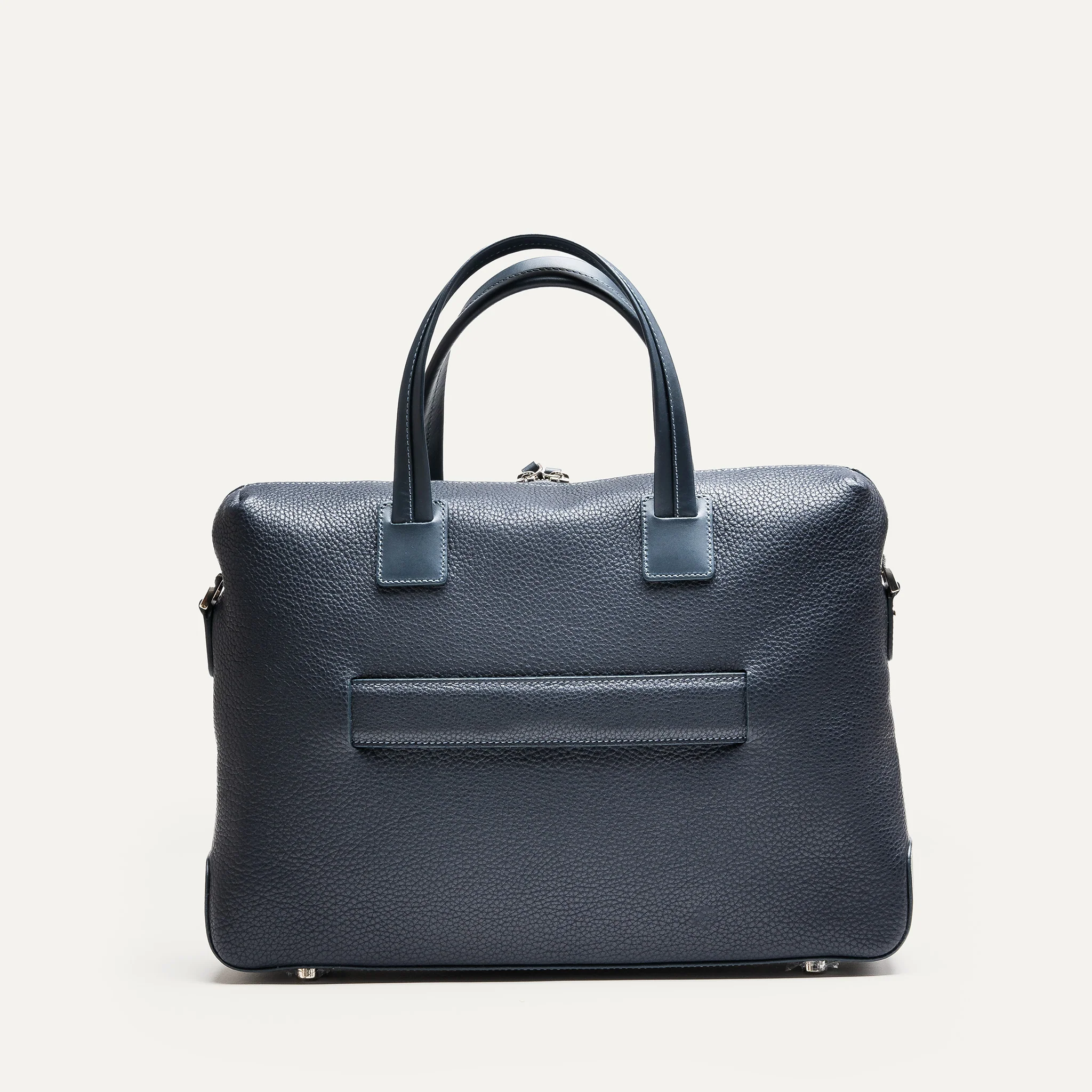 Porte-documents en cuir grainé ~ VALENTIN - MARINE - Image 6