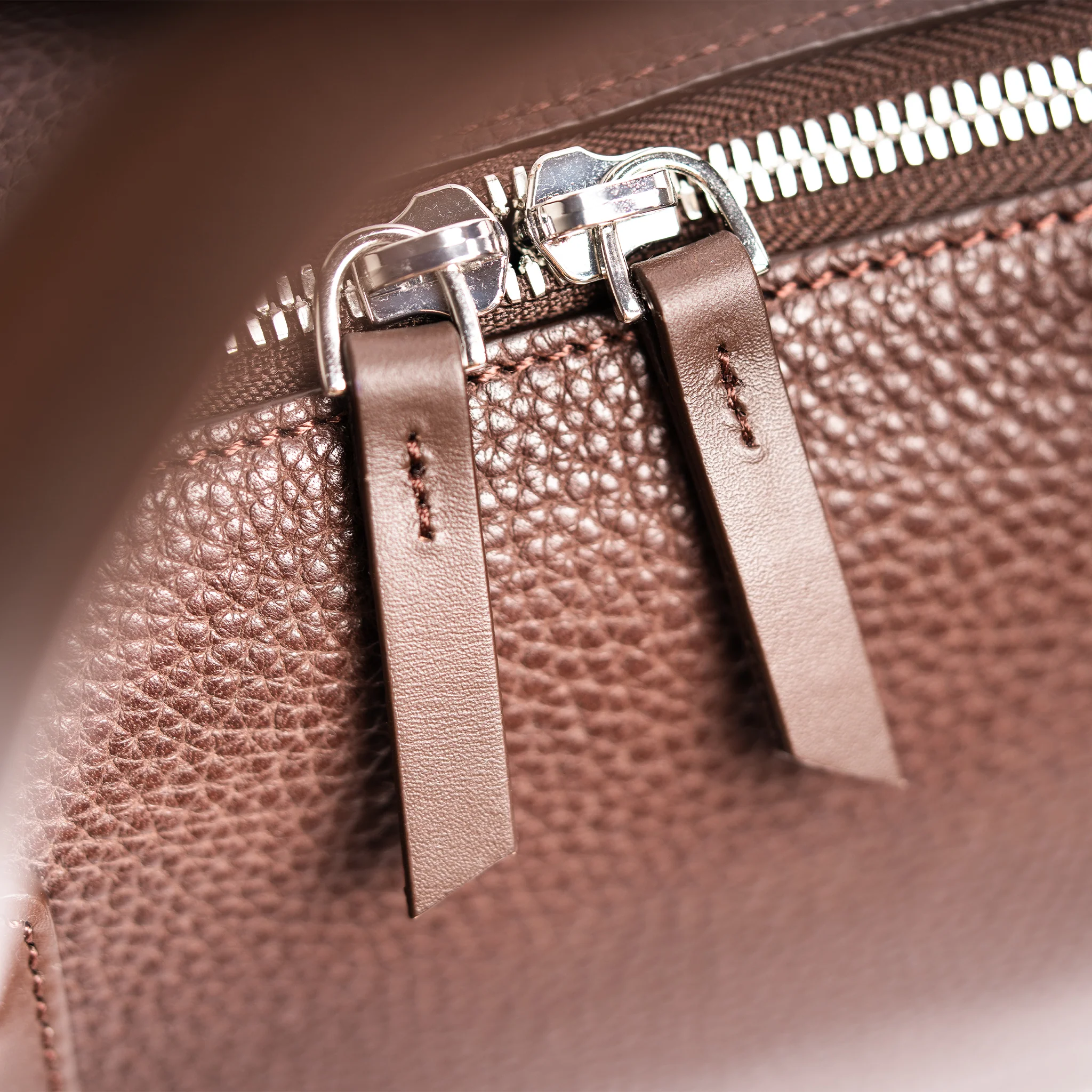 Porte-documents en cuir grainé ~ VALENTIN - MARRON - Image 10
