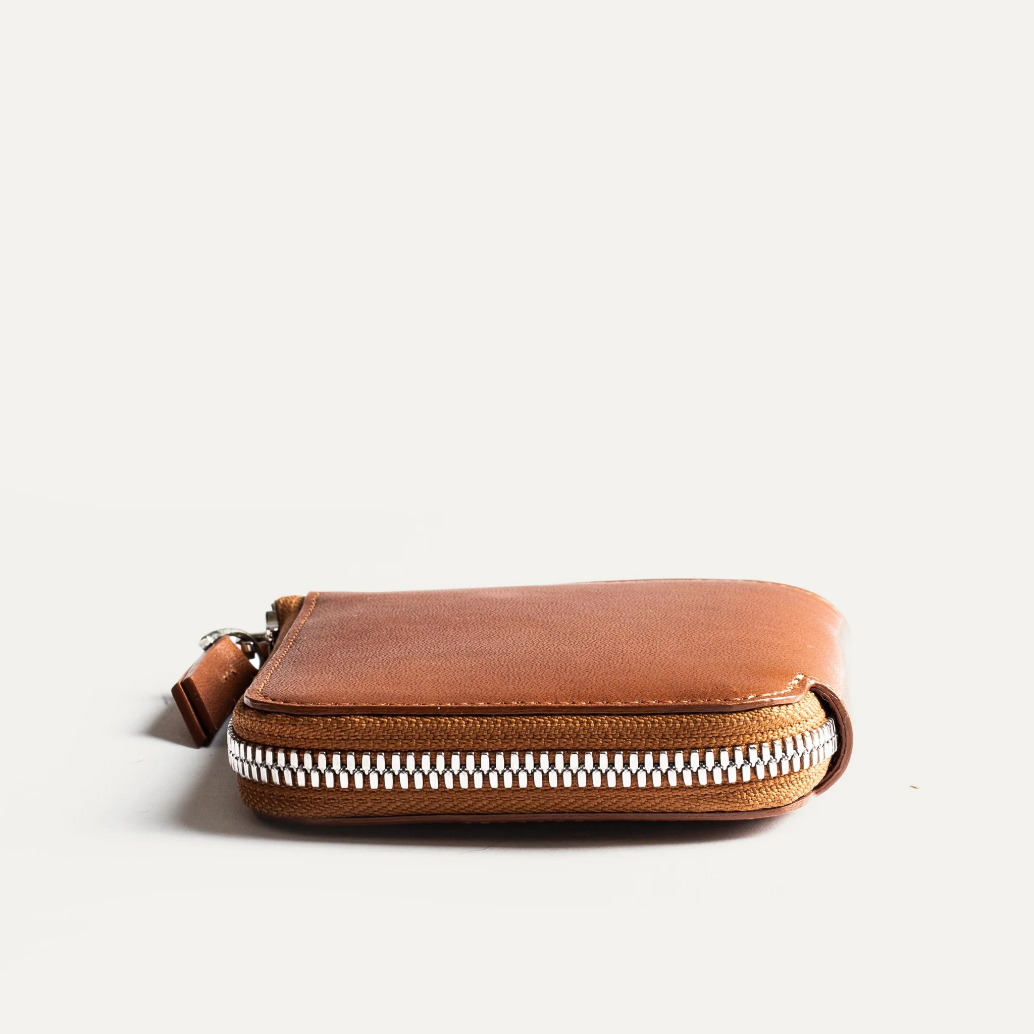 Portefeuille en cuir lisse ~ CHARLES - COGNAC - Image 5
