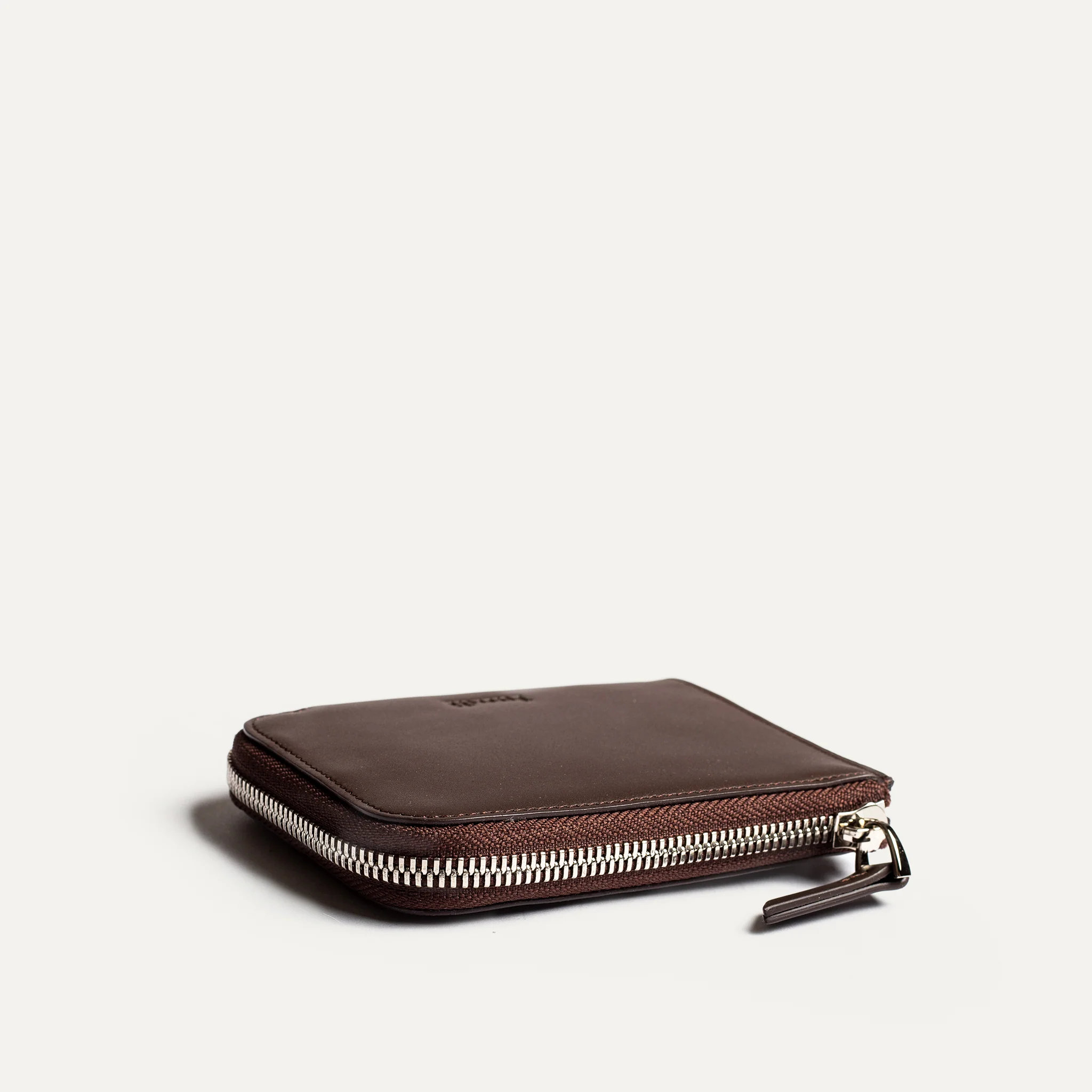 Portefeuille en cuir lisse ~ CHARLES - MARRON - Image 3