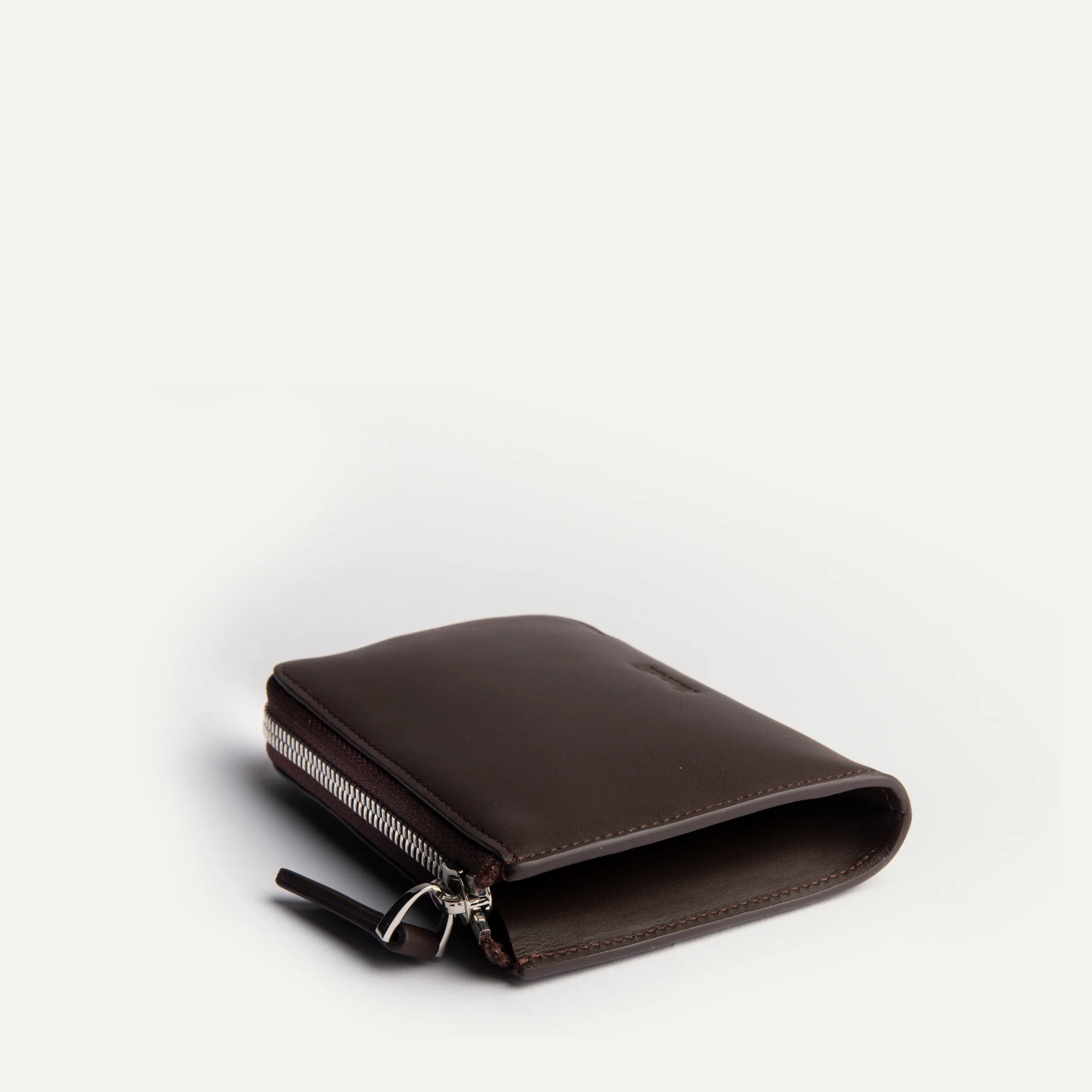 Portefeuille en cuir lisse ~ CHARLES - MARRON - Image 5