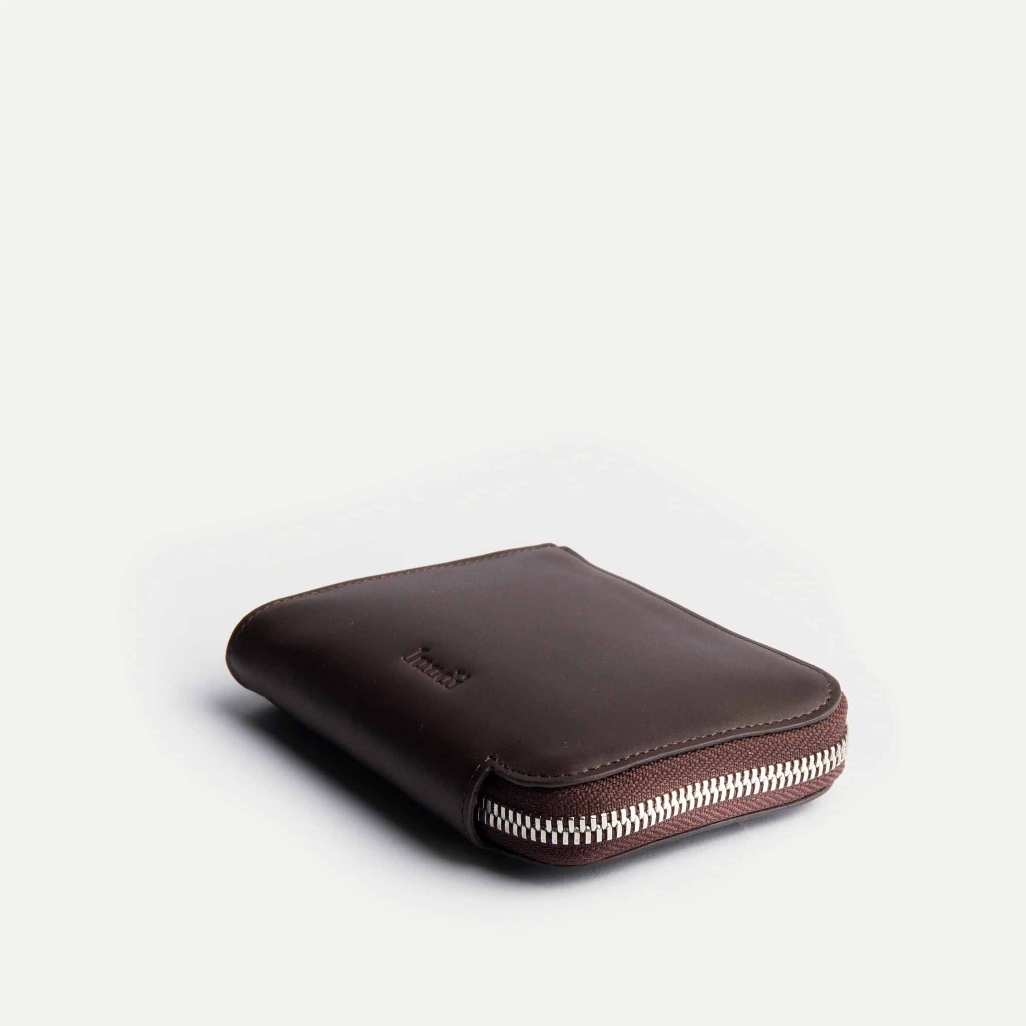 Portefeuille en cuir lisse ~ CHARLES - MARRON - Image 7