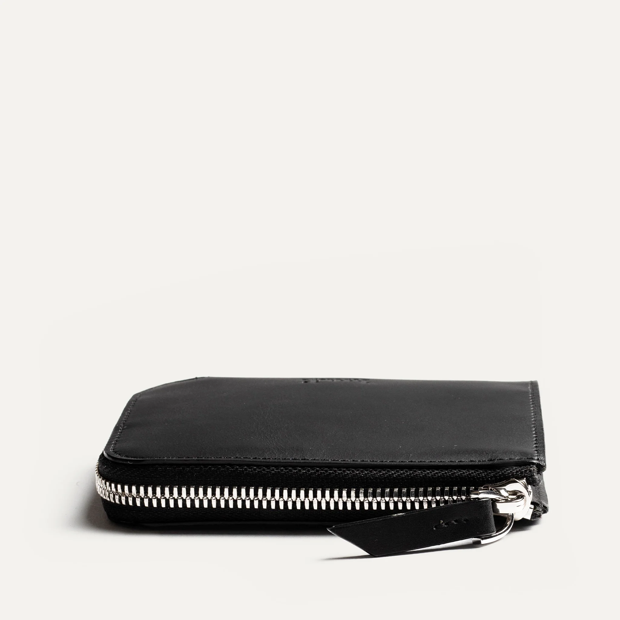 Portefeuille en cuir lisse ~ CHARLES - NOIR - Image 9