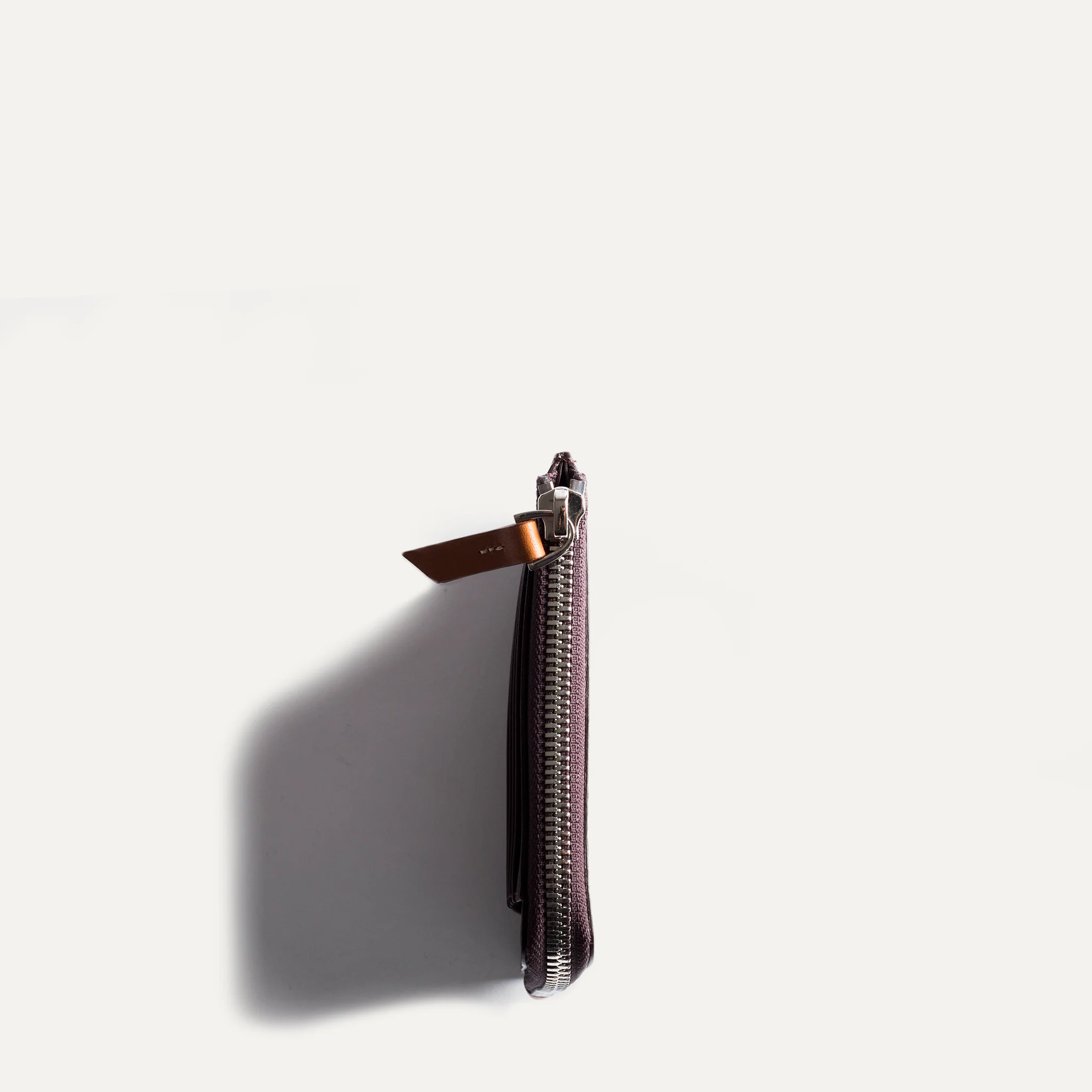 Portefeuille en cuir lisse ~ WALDO - MARRON - Image 5