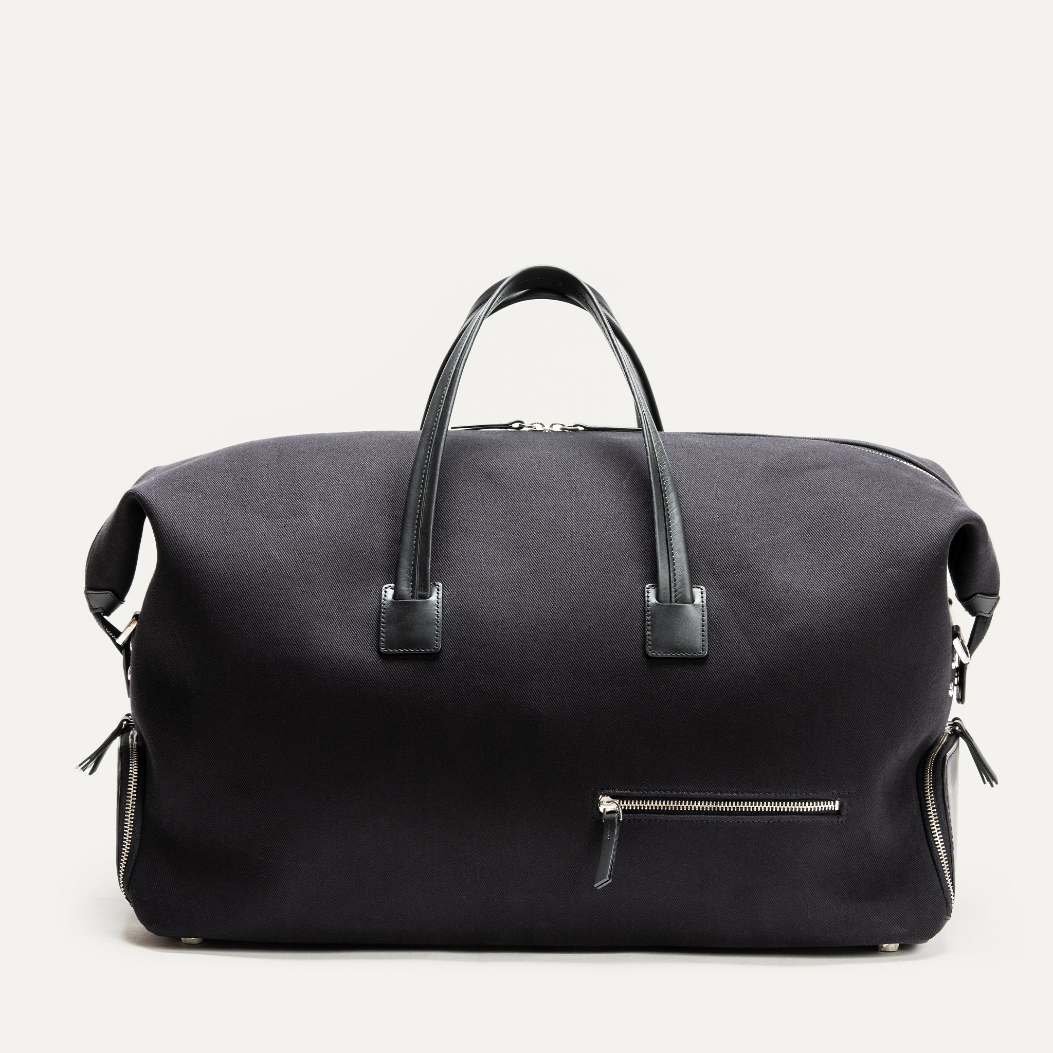 Sac de voyage ~ REMINGTON ~ Toile Noire & cuir Noir - Image 11