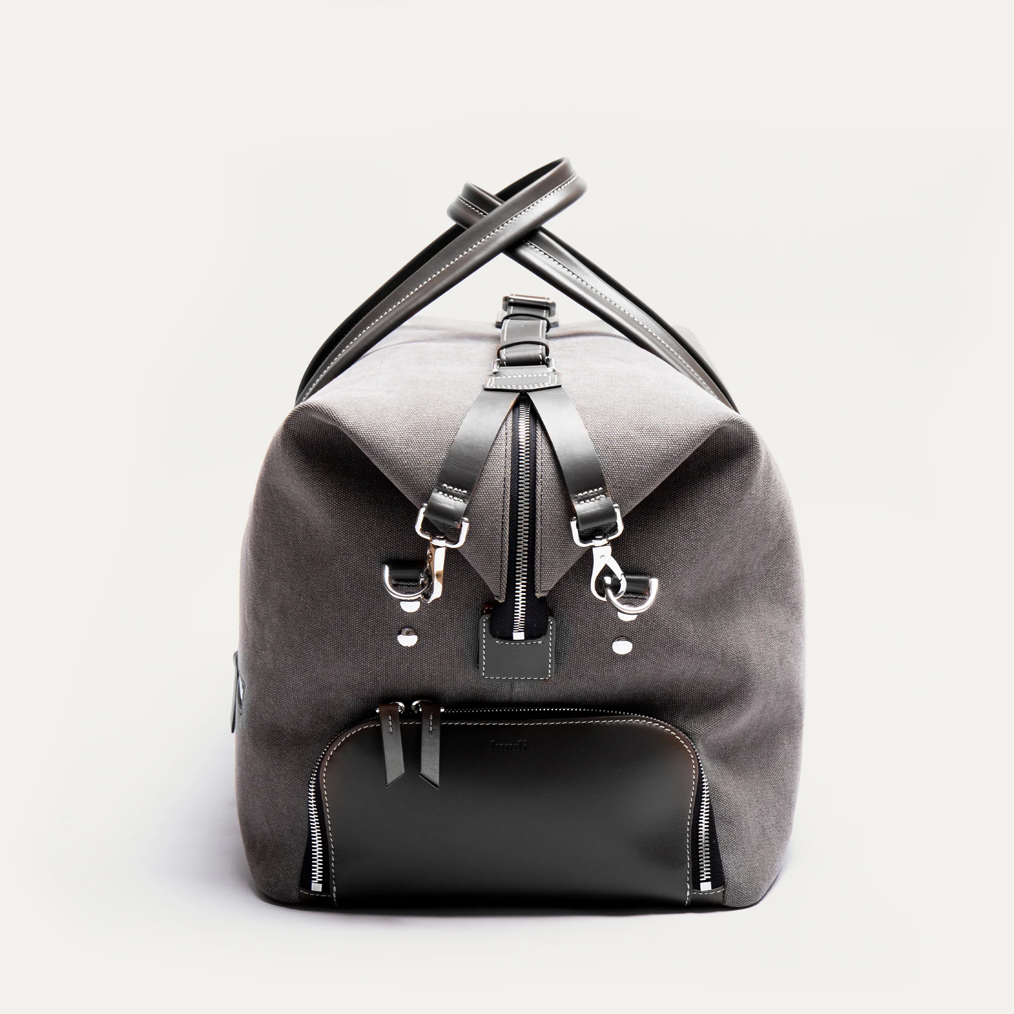 REMINGTON | Toile grise & cuir noir - Imparfait #1 - Image 10