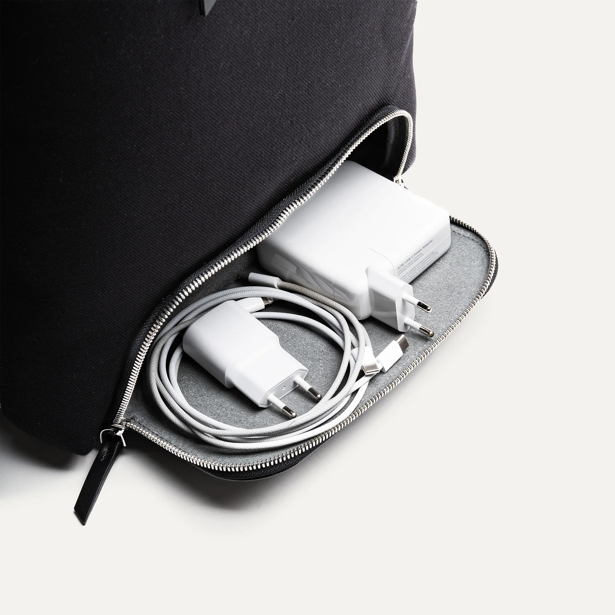 Sac à dos en toile et cuir ~ RUBENS - NOIR - Image 10