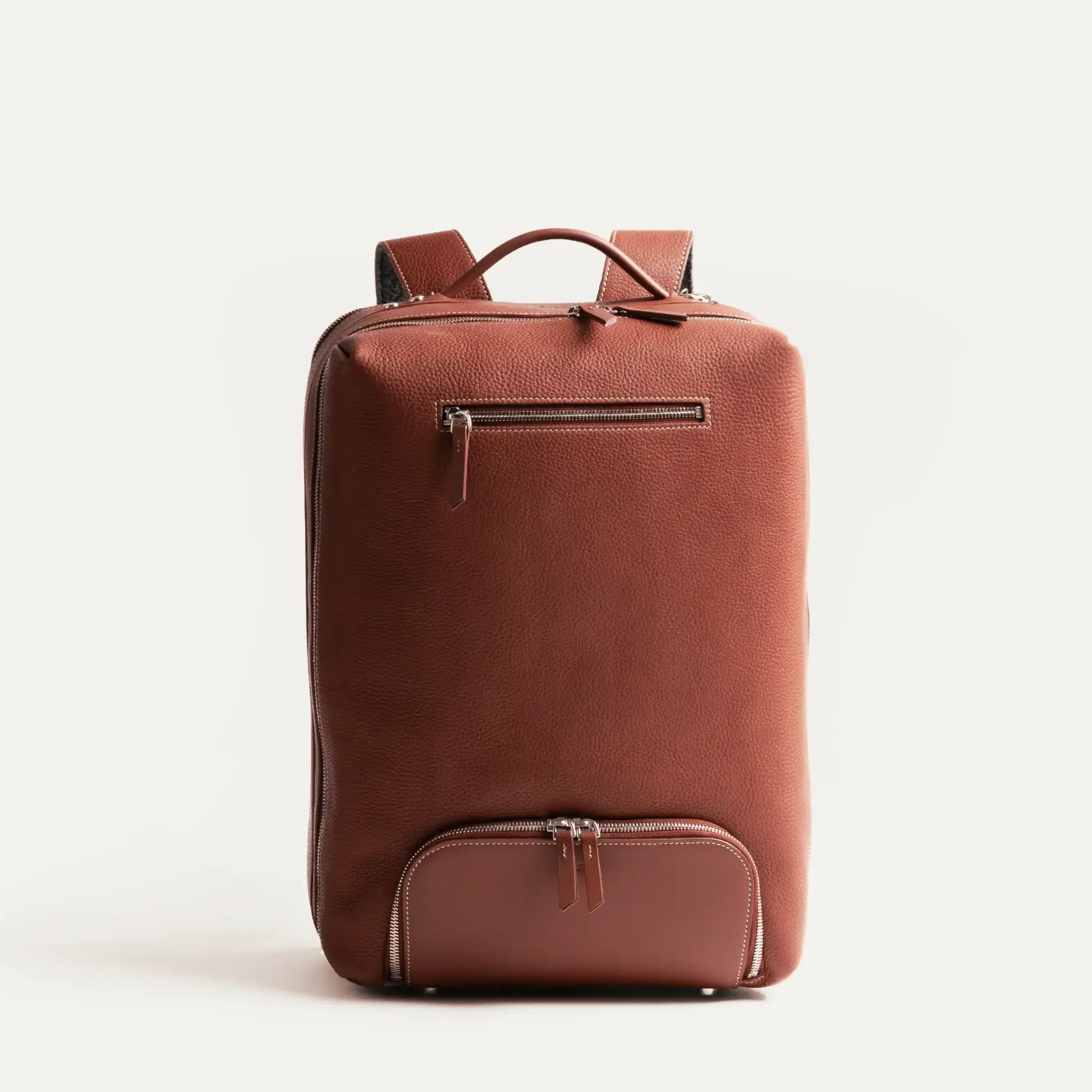 Sac à dos de voyage ~ GASPARD - CUIR COGNAC - Image 8
