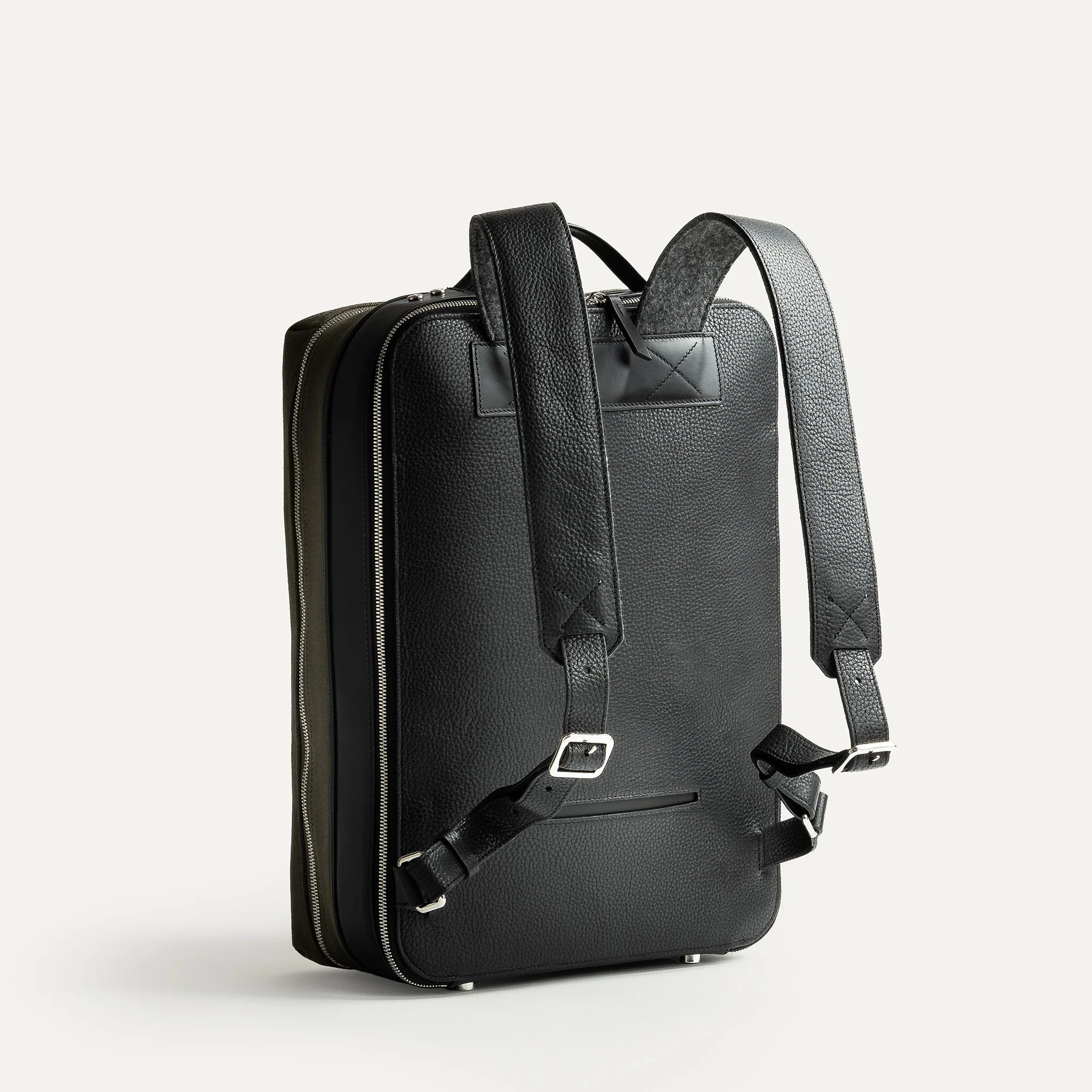 Sac à dos de voyage ~ ANTOINE II - KAKI & NOIR - Image 6