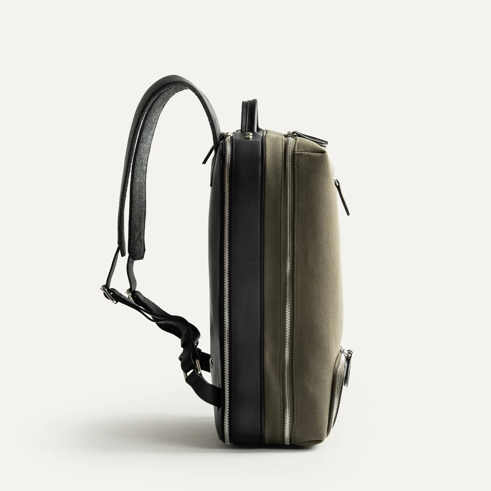 Sac à dos de voyage ~ ANTOINE II - KAKI & NOIR - Image 9