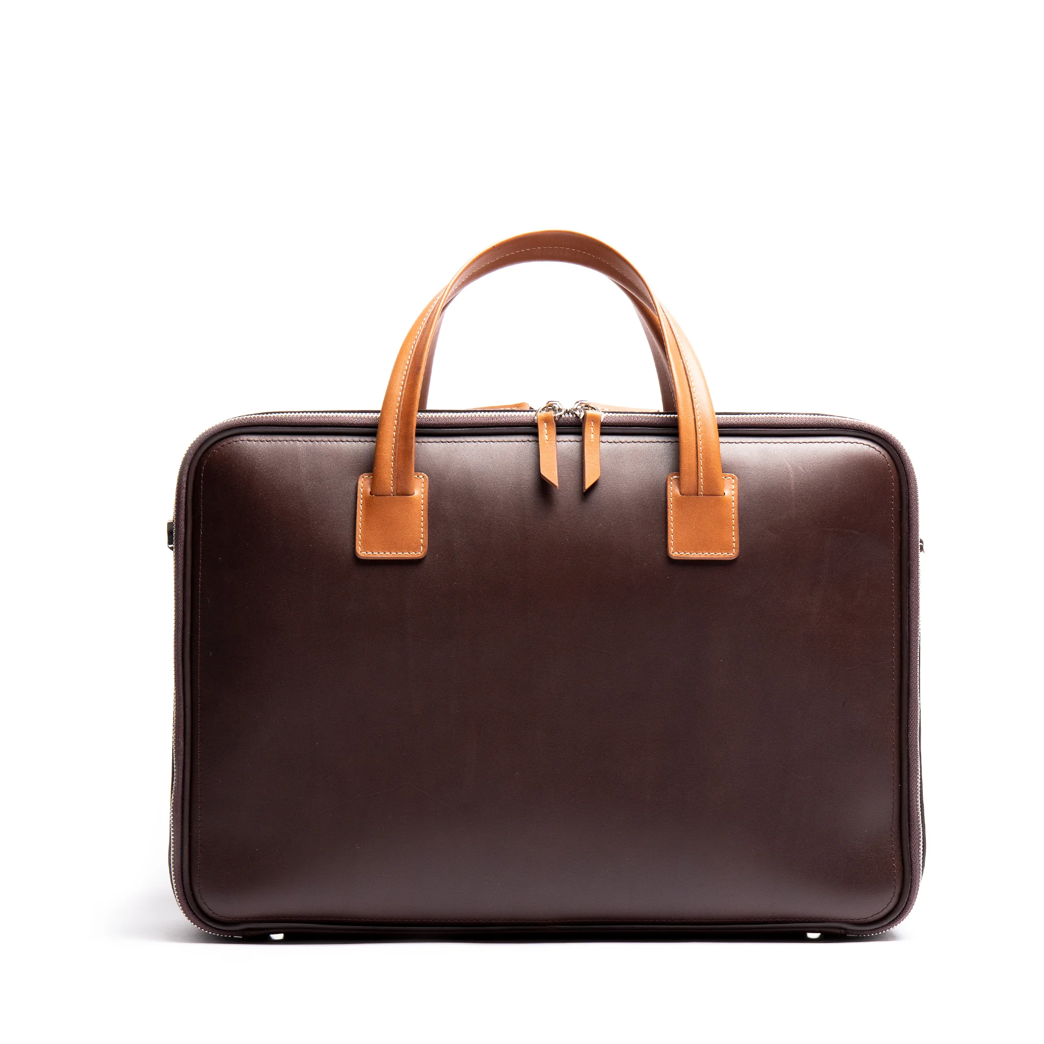 Sac ordinateur 36 heures lundi | BELLECOURT Marron et Cognac - Image 6