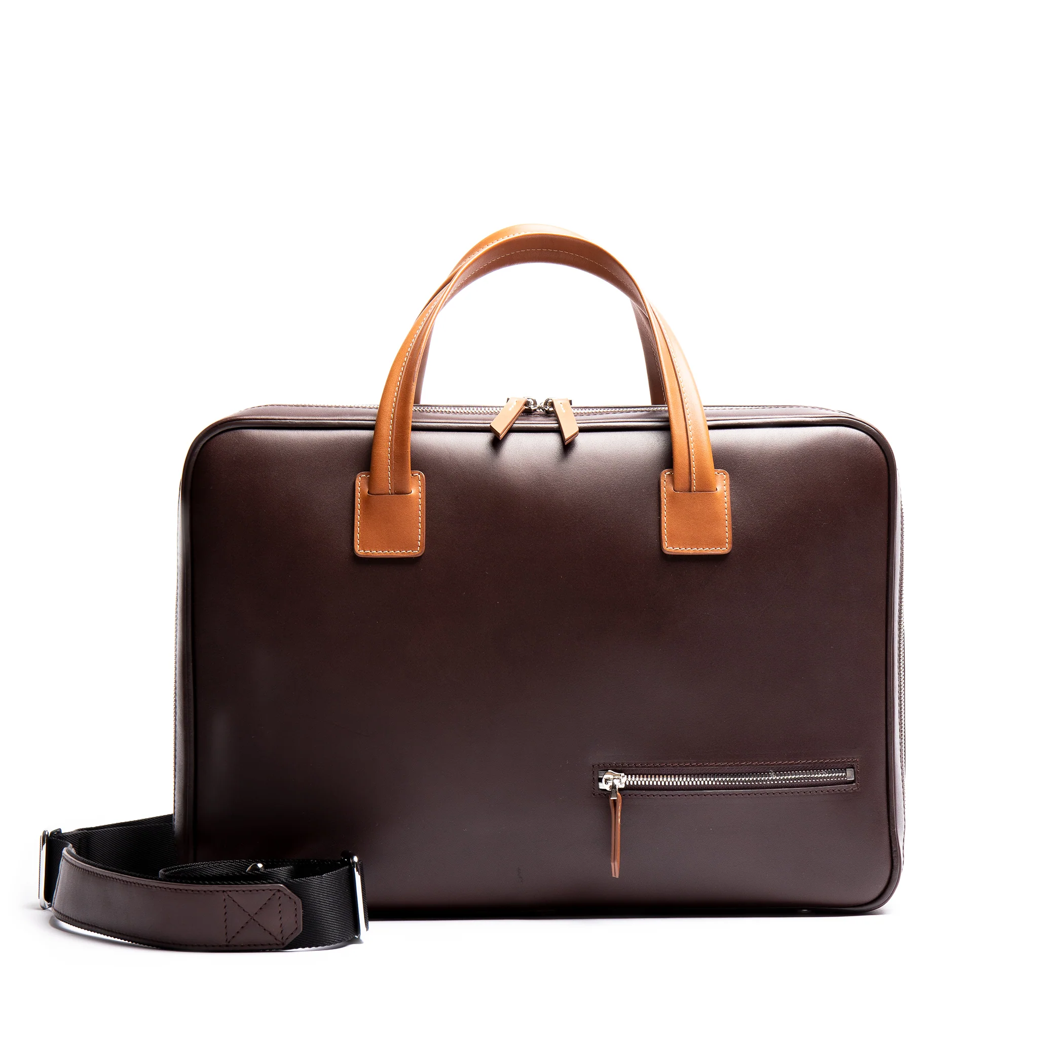 Sac ordinateur 36 heures lundi | BELLECOURT Marron et Cognac - Image 9