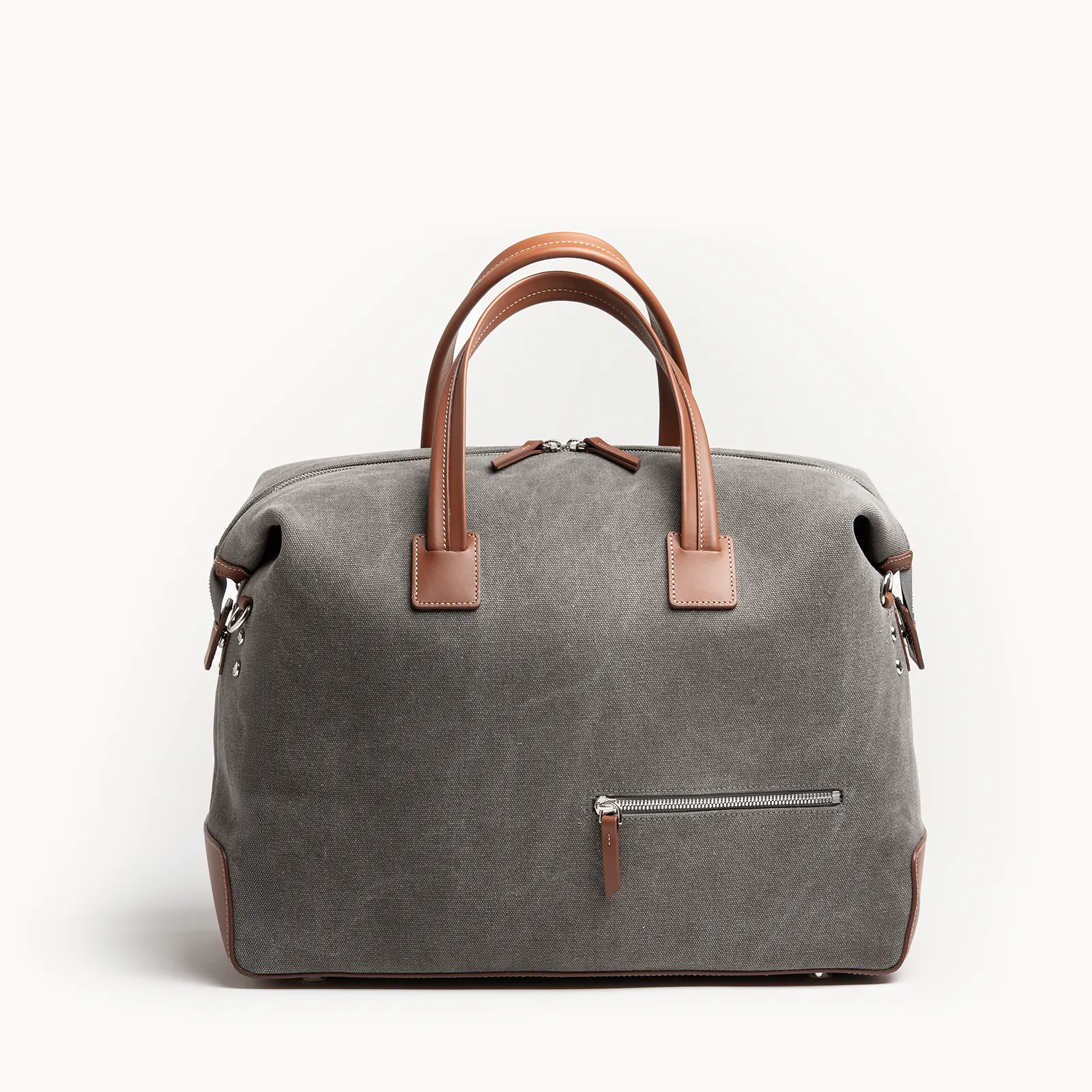 Sac de voyage 48 heures Femme en toile et cuir
