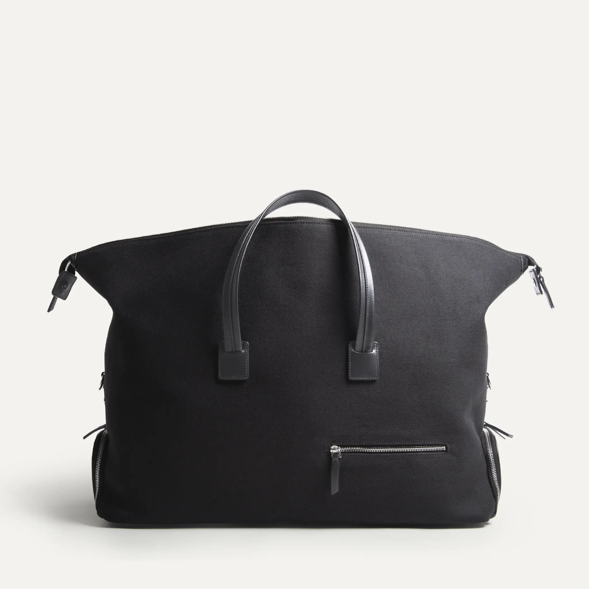 Sac de voyage Femme ~ REMINGTON ~ Toile Noire & cuir Noir - Image 7