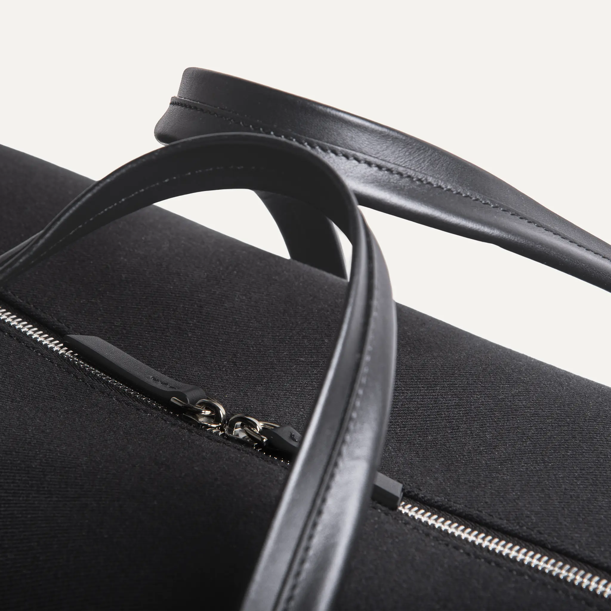 Sac de voyage Femme ~ REMINGTON ~ Toile Noire & cuir Noir - Image 9