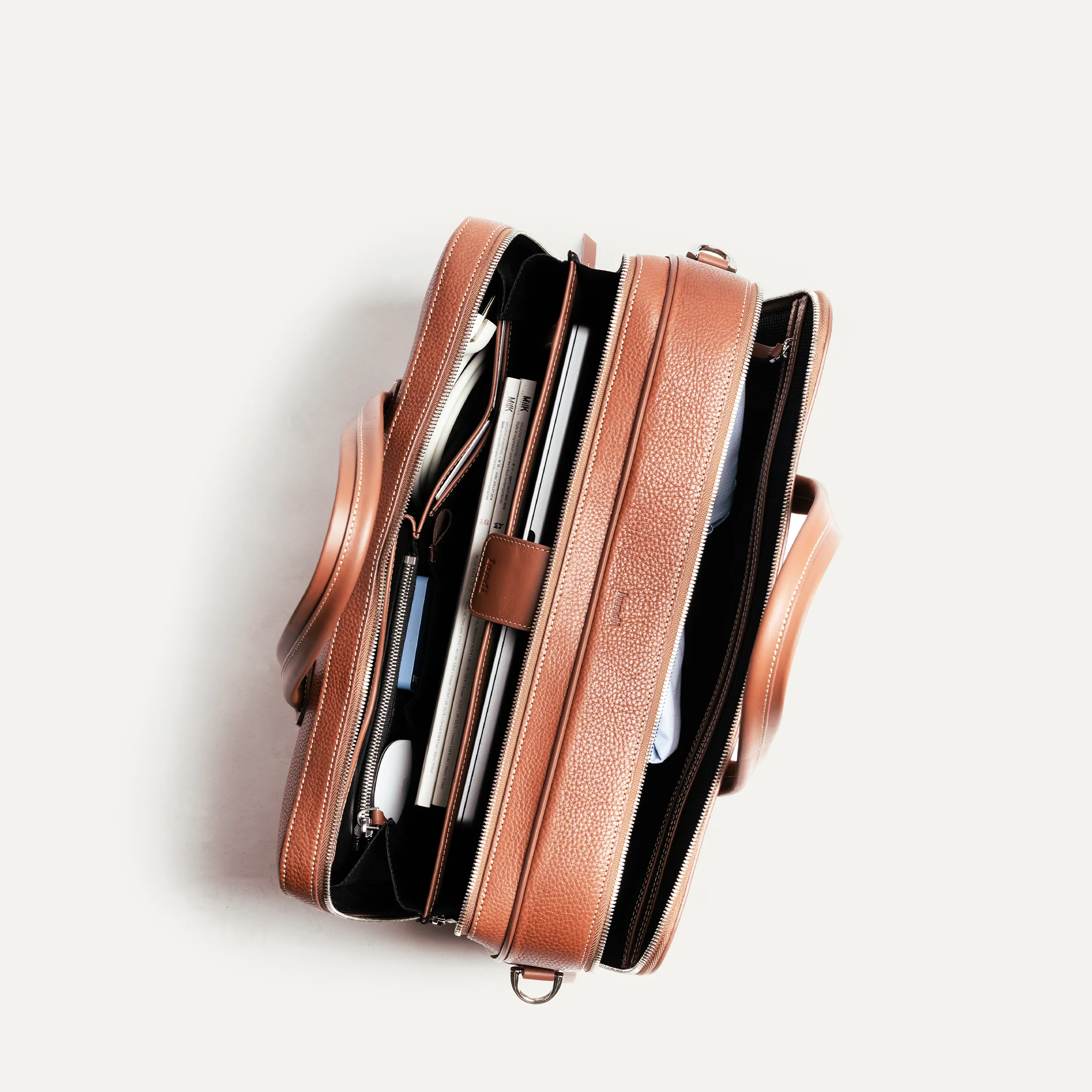 Porte documents 36 hr ~ TILIO II - COGNAC - Image 3