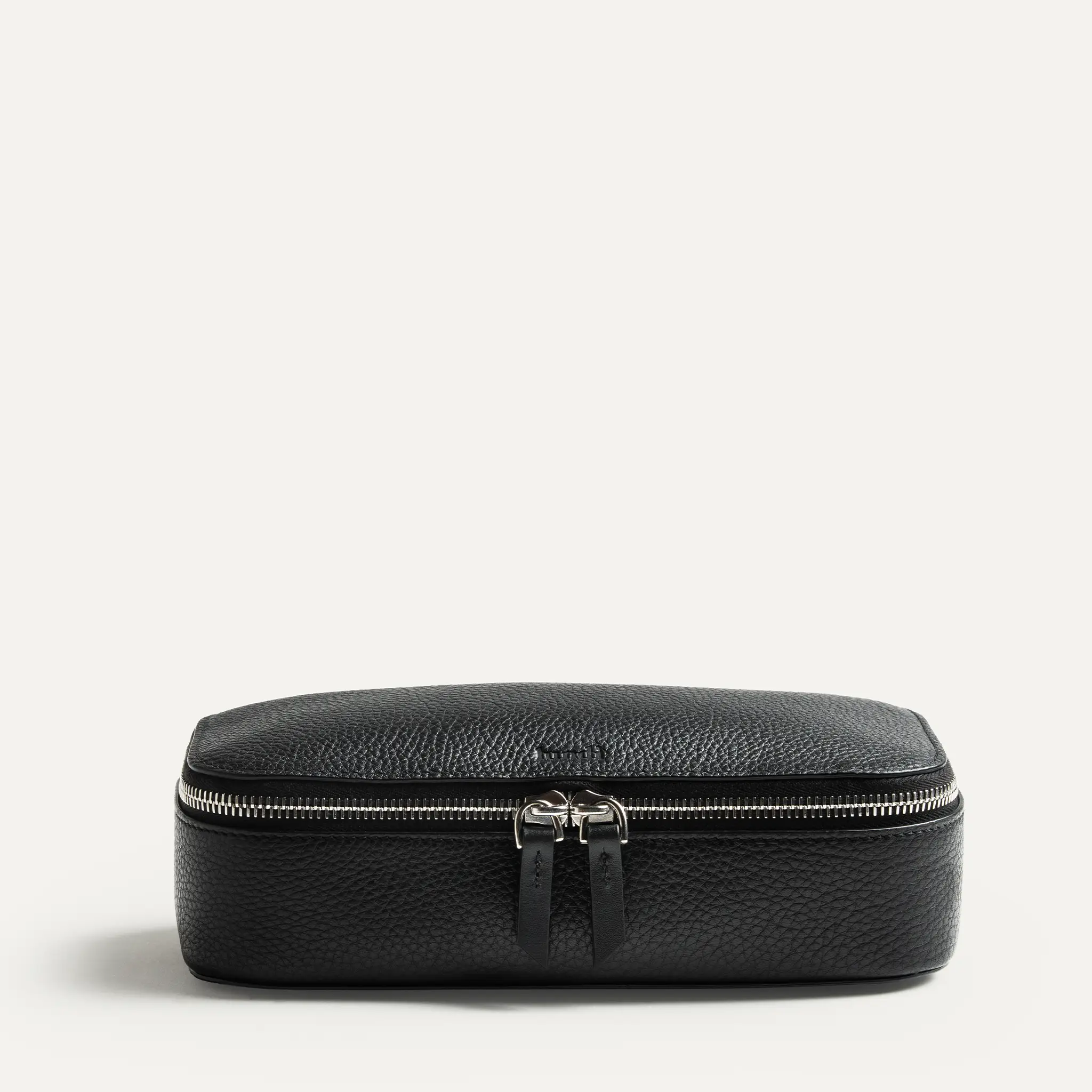 Trousse de toilette en cuir grainé ~ LISA - Noir - Image 6