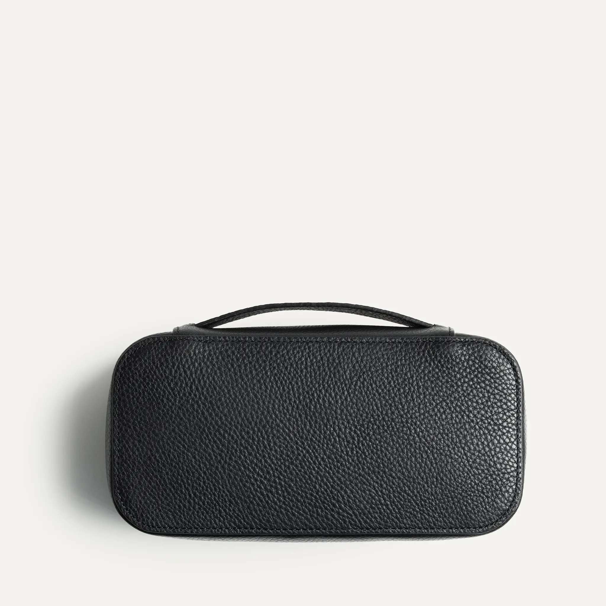 Trousse de toilette en cuir grainé ~ LISA - Noir - Image 8