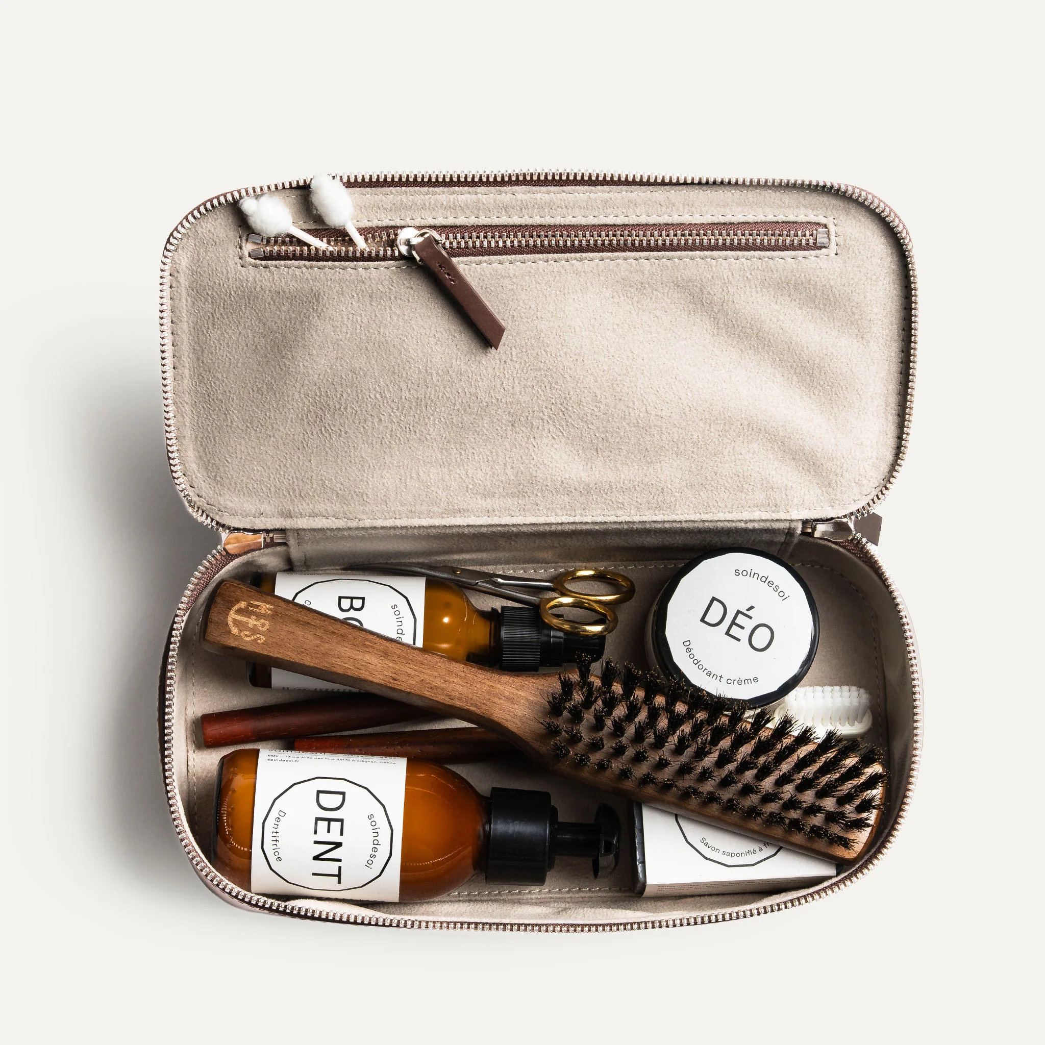 Trousse de toilette cuir ~ GINA II - MARRON - Image 12