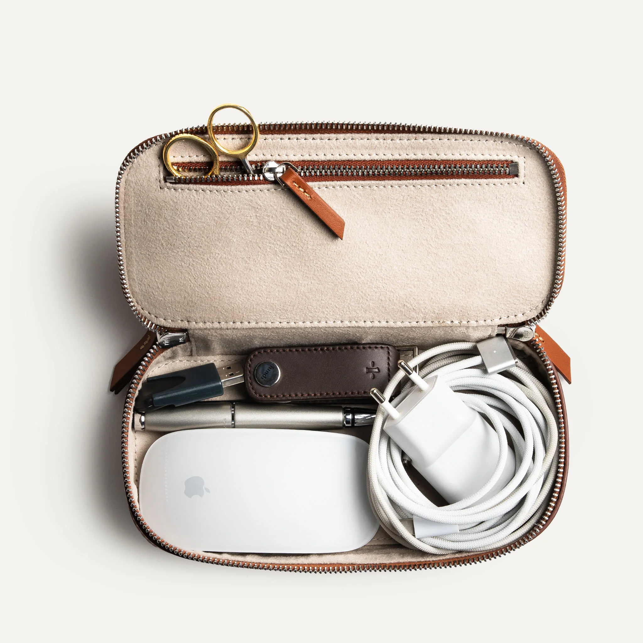 Trousse de toilette compacte ~ SARAH II - COGNAC - Image 13