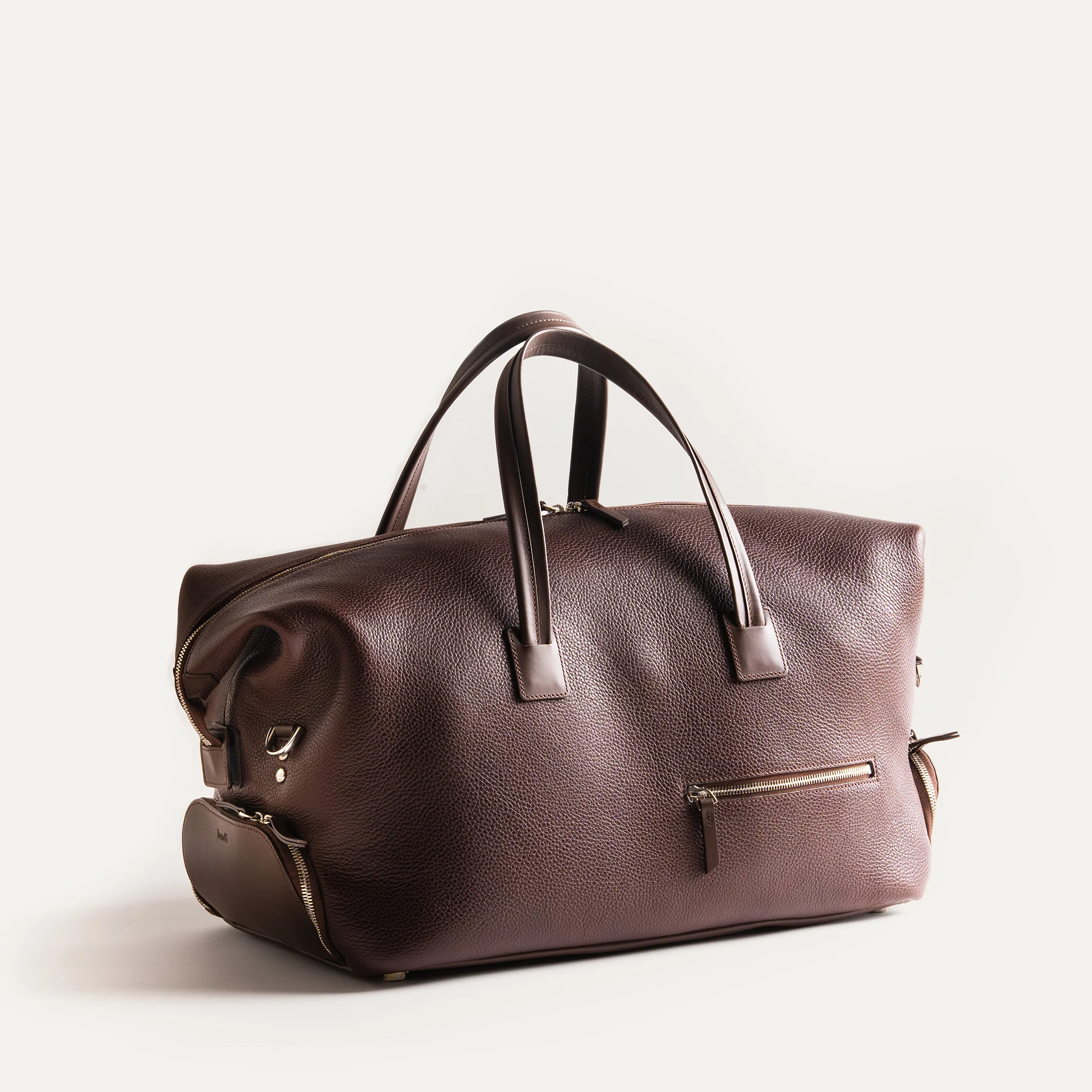 Sac week-end cuir ~ WILSON - MARRON - Image 10