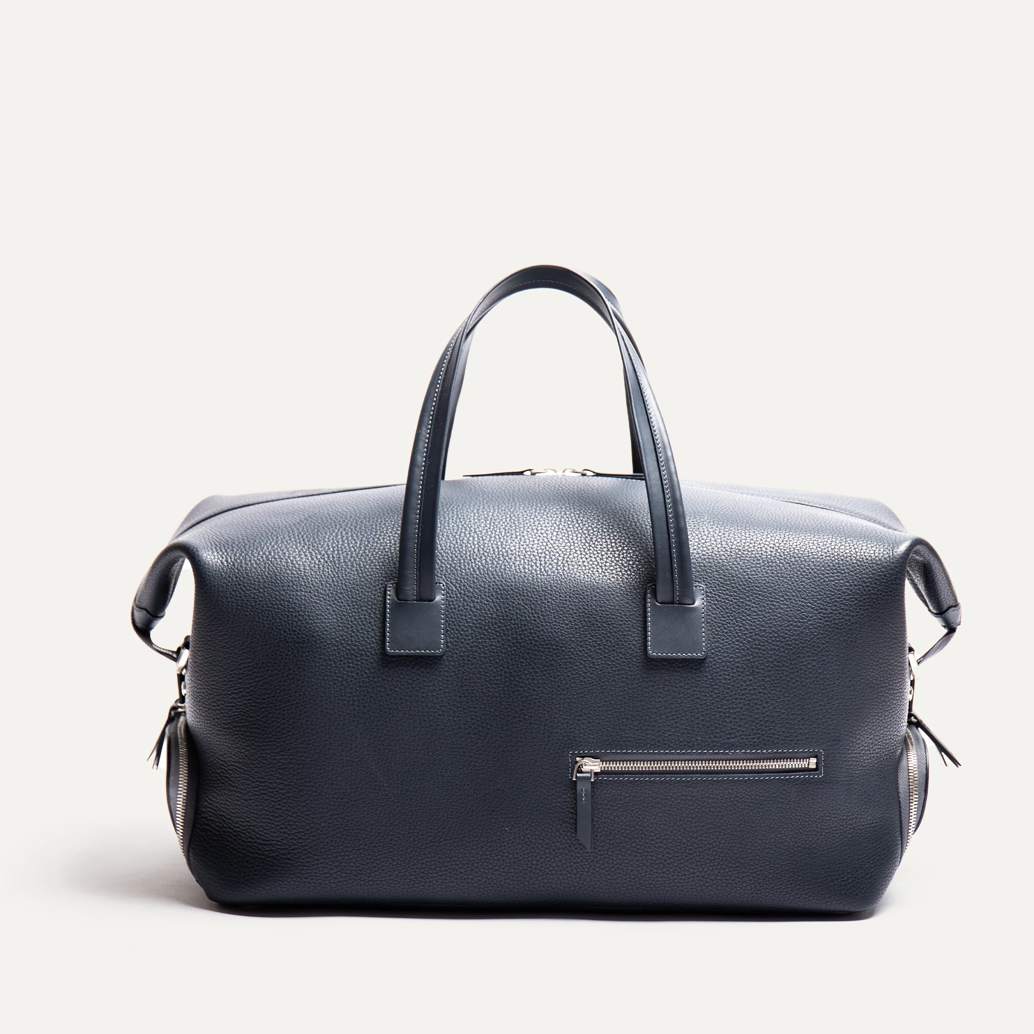 Sac week-end cuir ~ WILSON - MARINE - Image 4