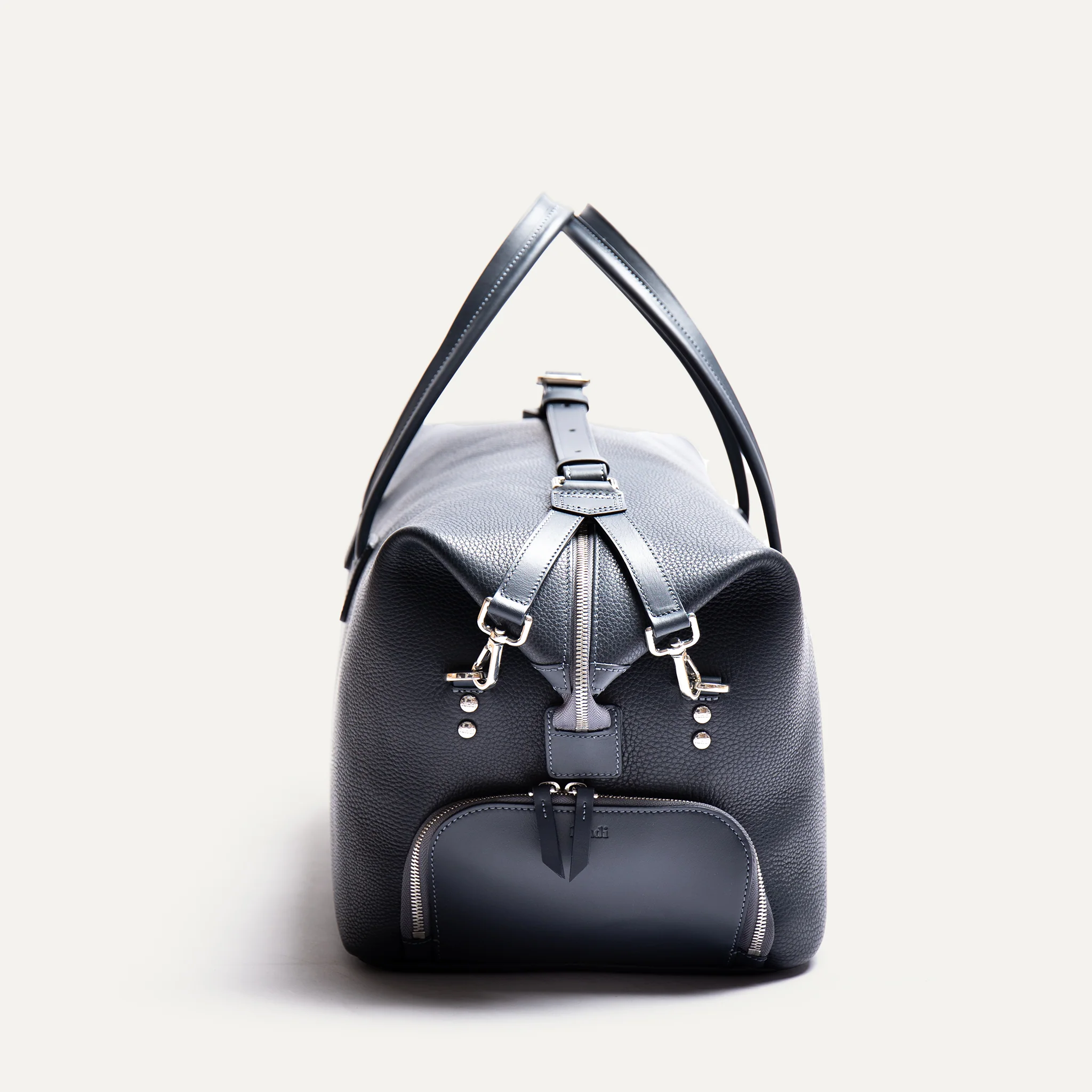 Sac week-end cuir ~ WILSON - MARINE - Image 5